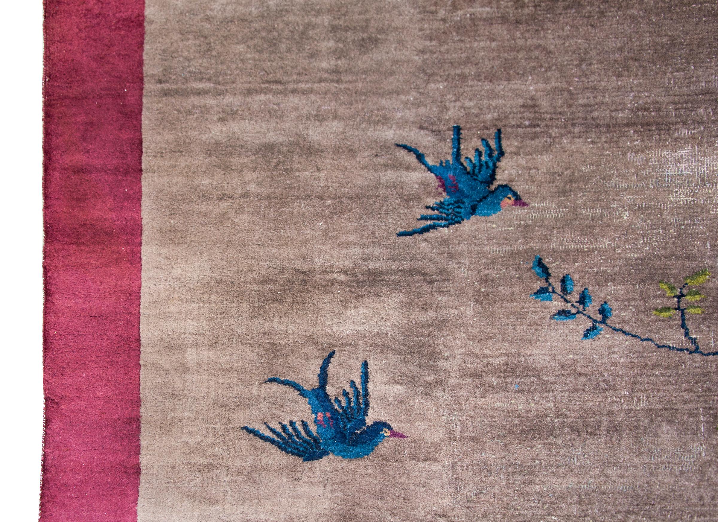 Early 20th Century Chinese Art Deco Rug For Sale 1