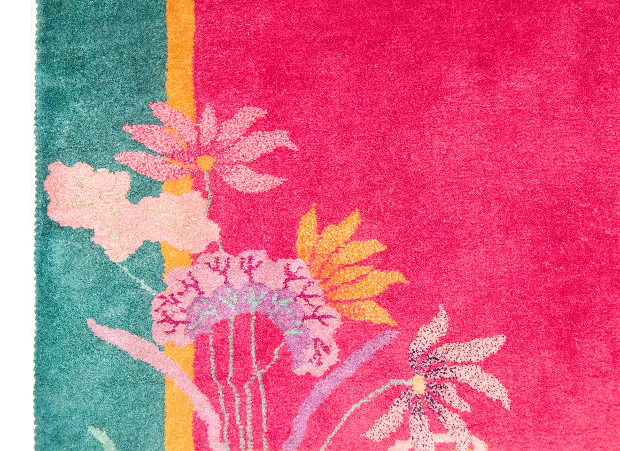 Early 20th Century Chinese Art Deco Rug For Sale 1
