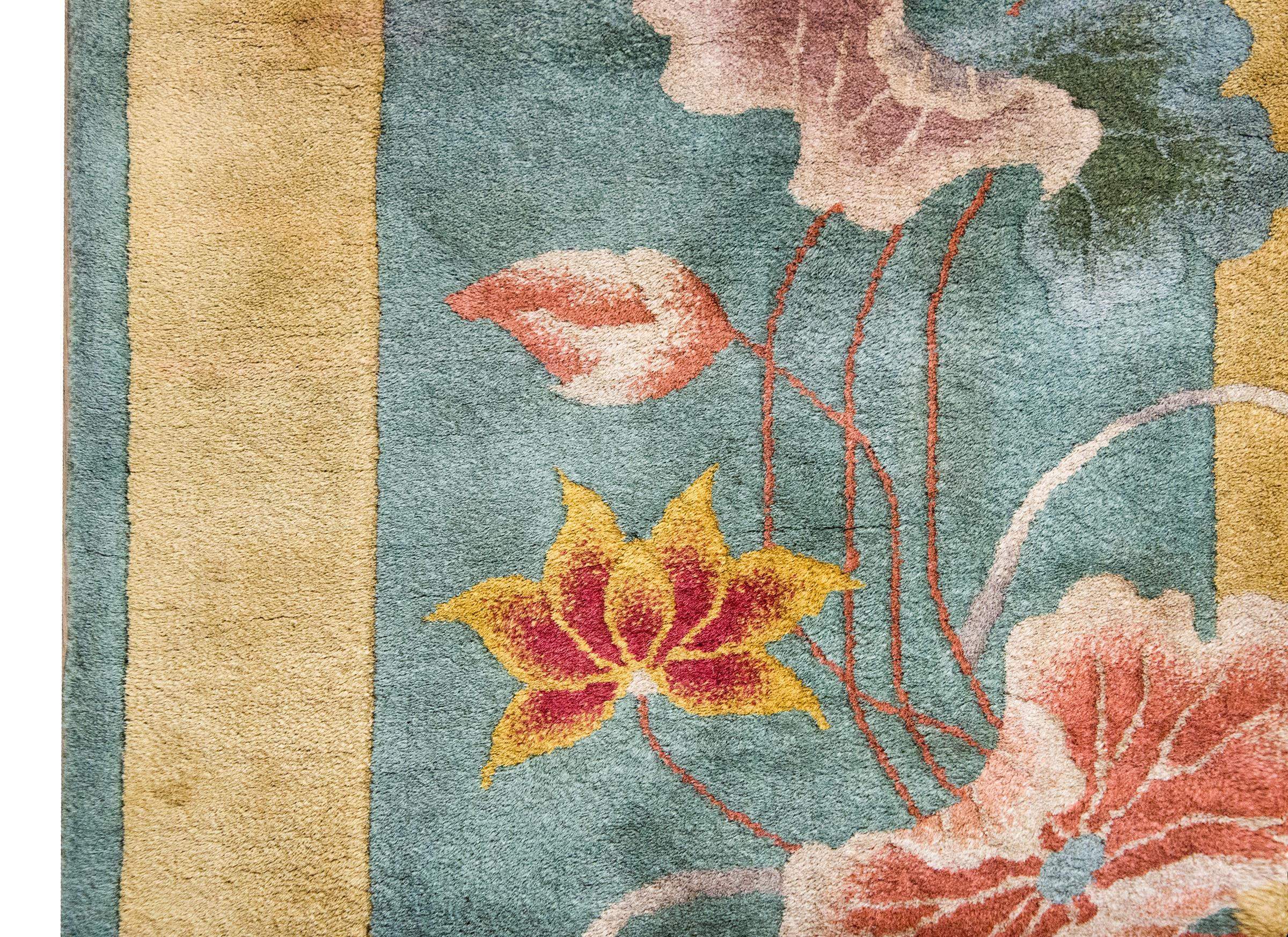 Early 20th Century Chinese Art Deco Rug For Sale 1