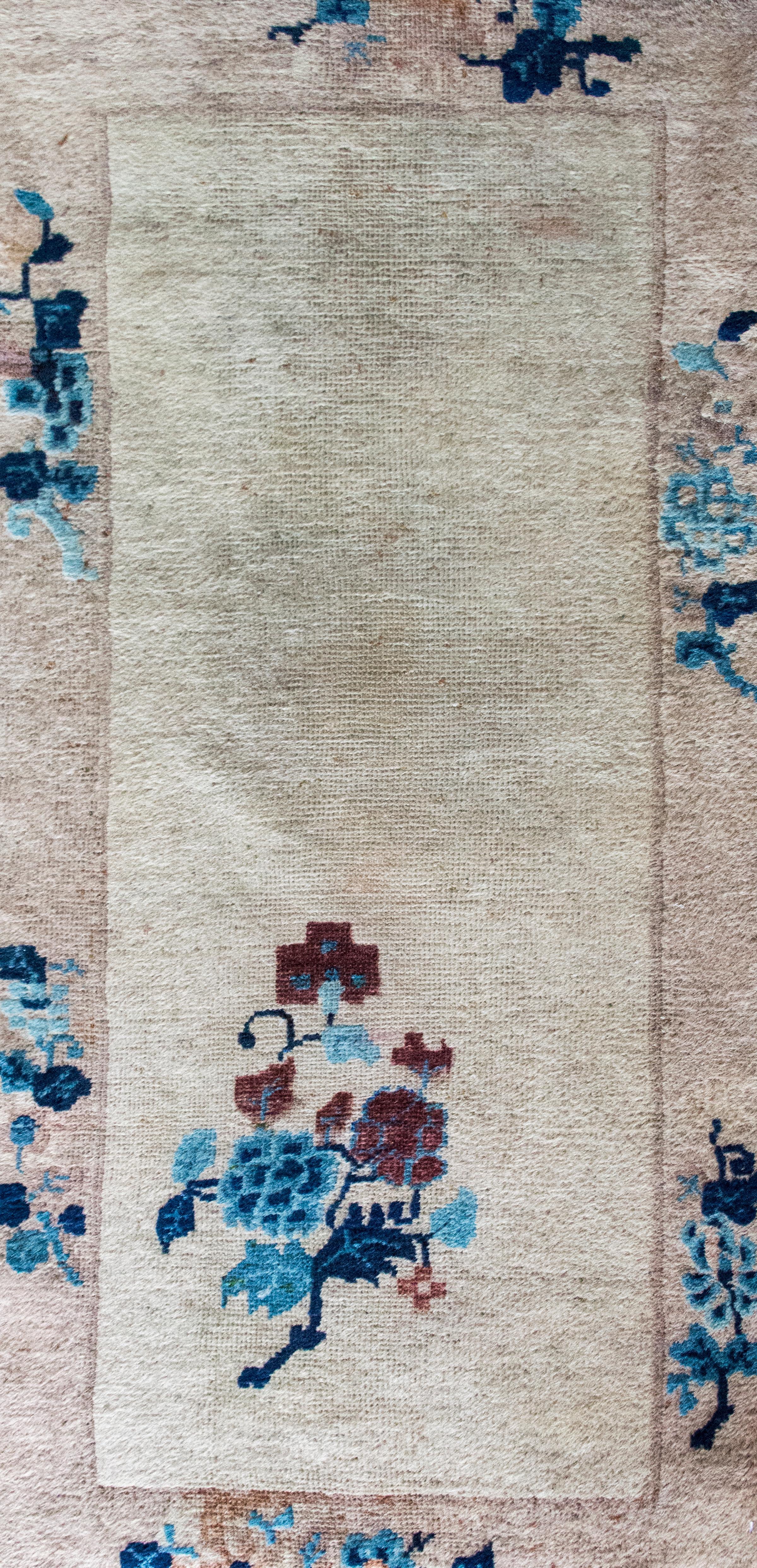Tapis Art Déco chinois du début du 20ème siècle Bon état - En vente à Chicago, IL