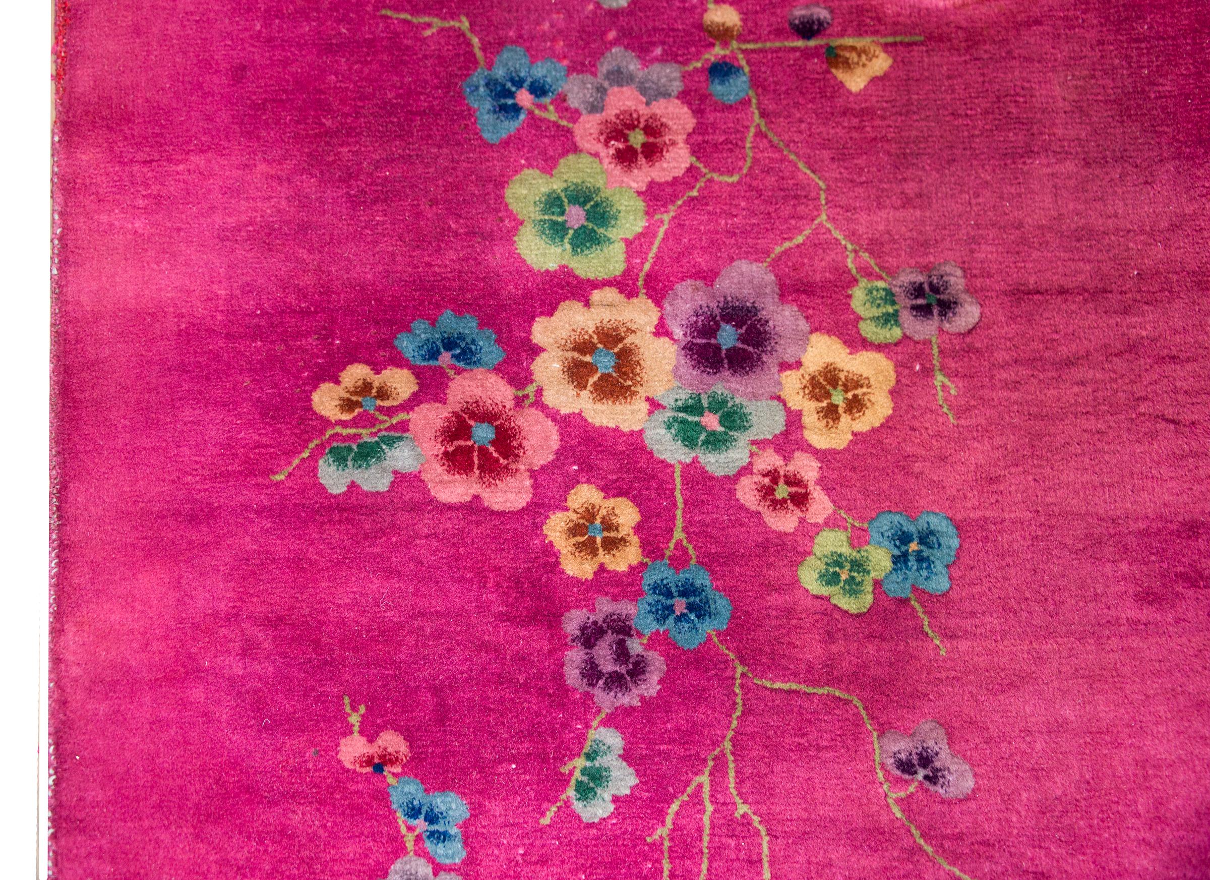 Early 20th Century Chinese Art Deco Rug For Sale 1