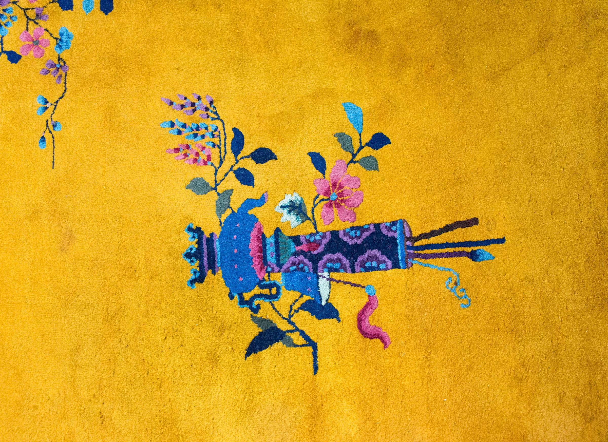 Early 20th Century Chinese Art Deco Rug For Sale 2