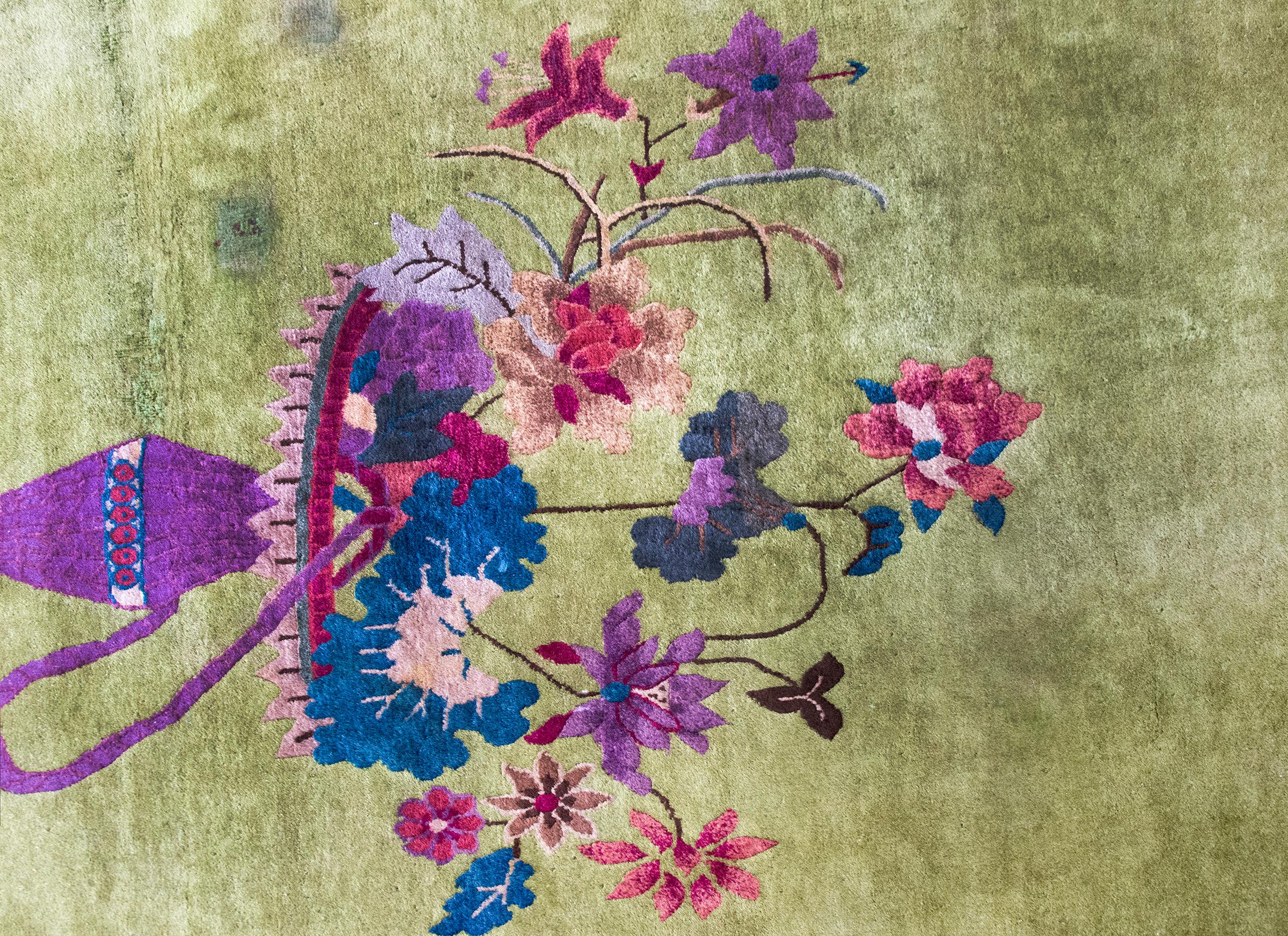Early 20th Century Chinese Art Deco Rug For Sale 2