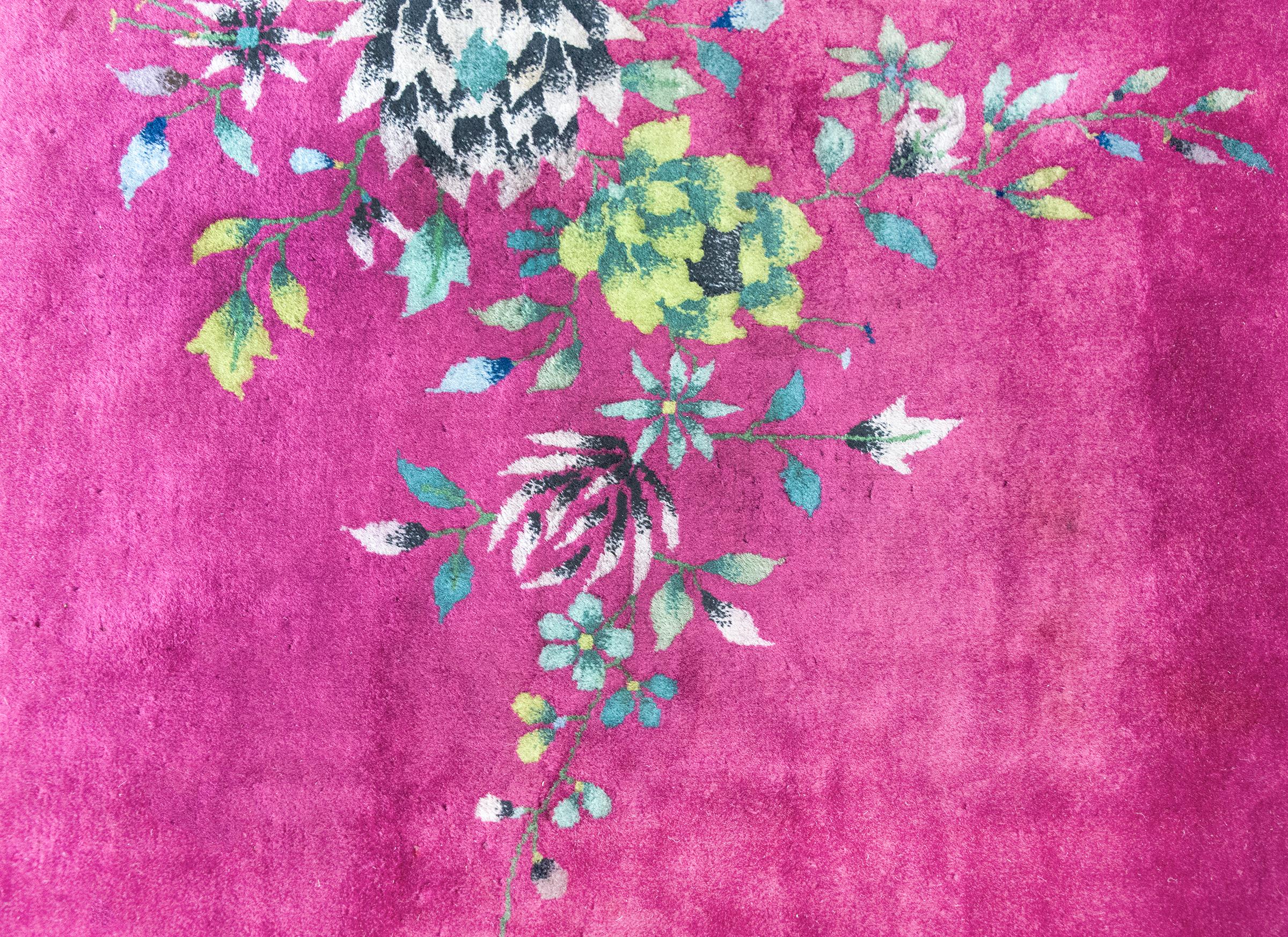 Début du 20ème siècle Tapis Art Déco chinois du début du 20ème siècle en vente