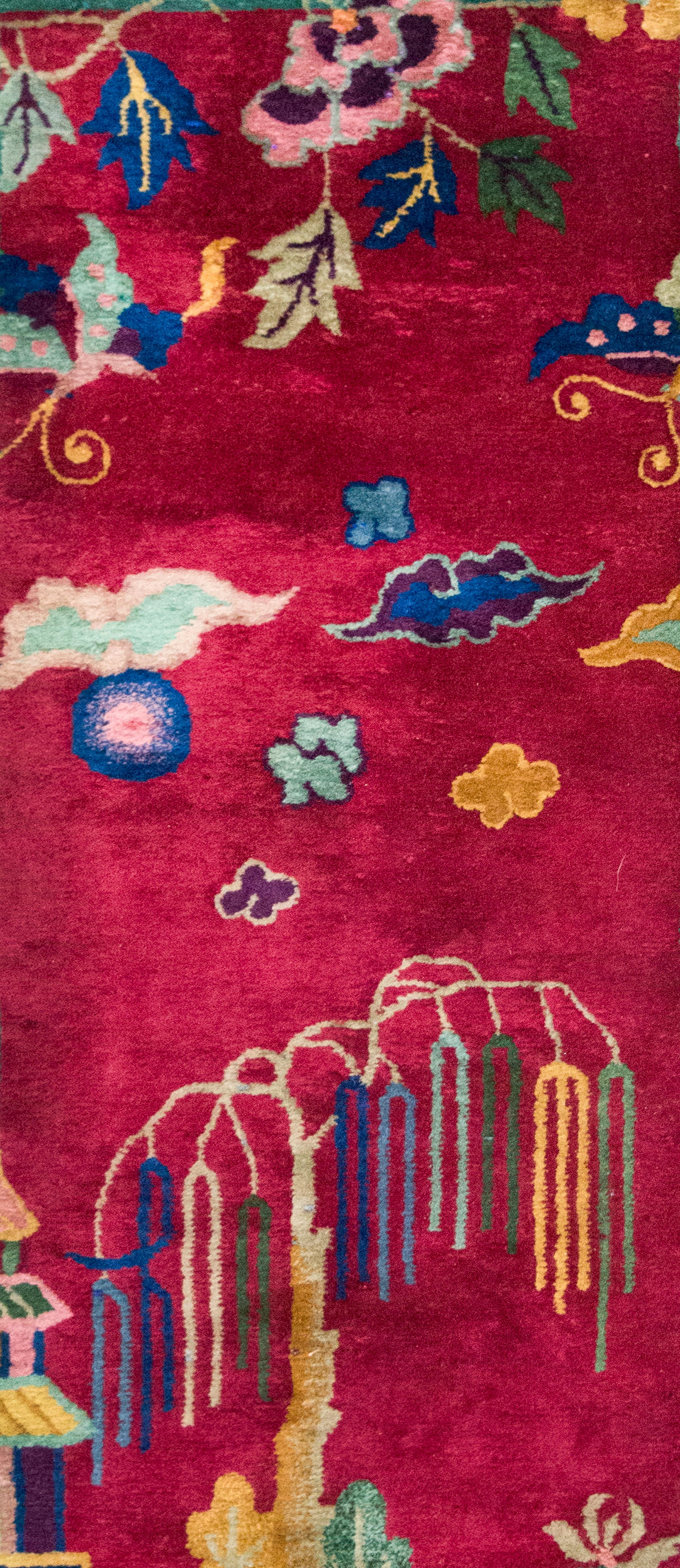 Début du 20ème siècle Tapis Art Déco chinois du début du 20ème siècle en vente