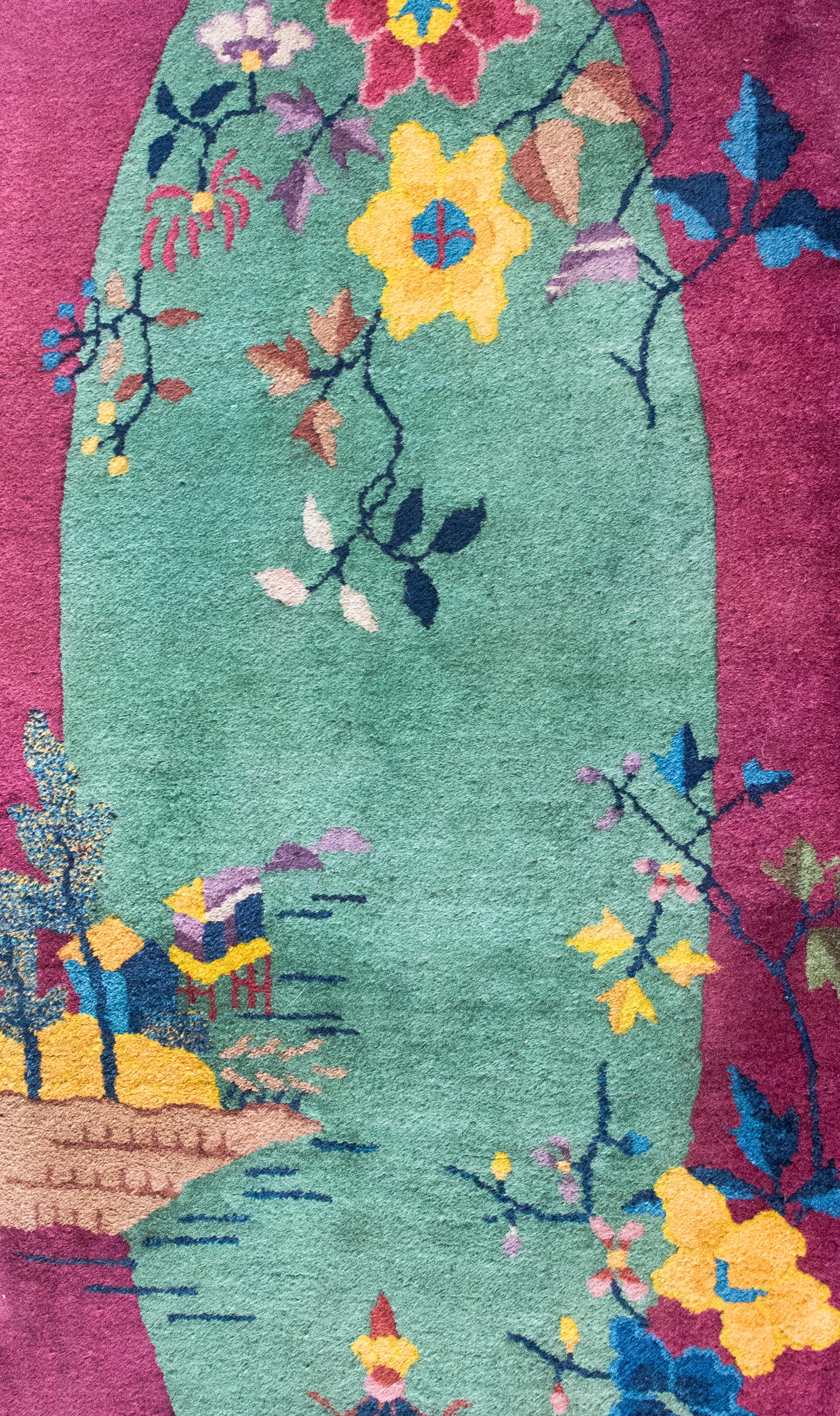 Début du 20ème siècle Tapis Art Déco chinois du début du 20ème siècle en vente