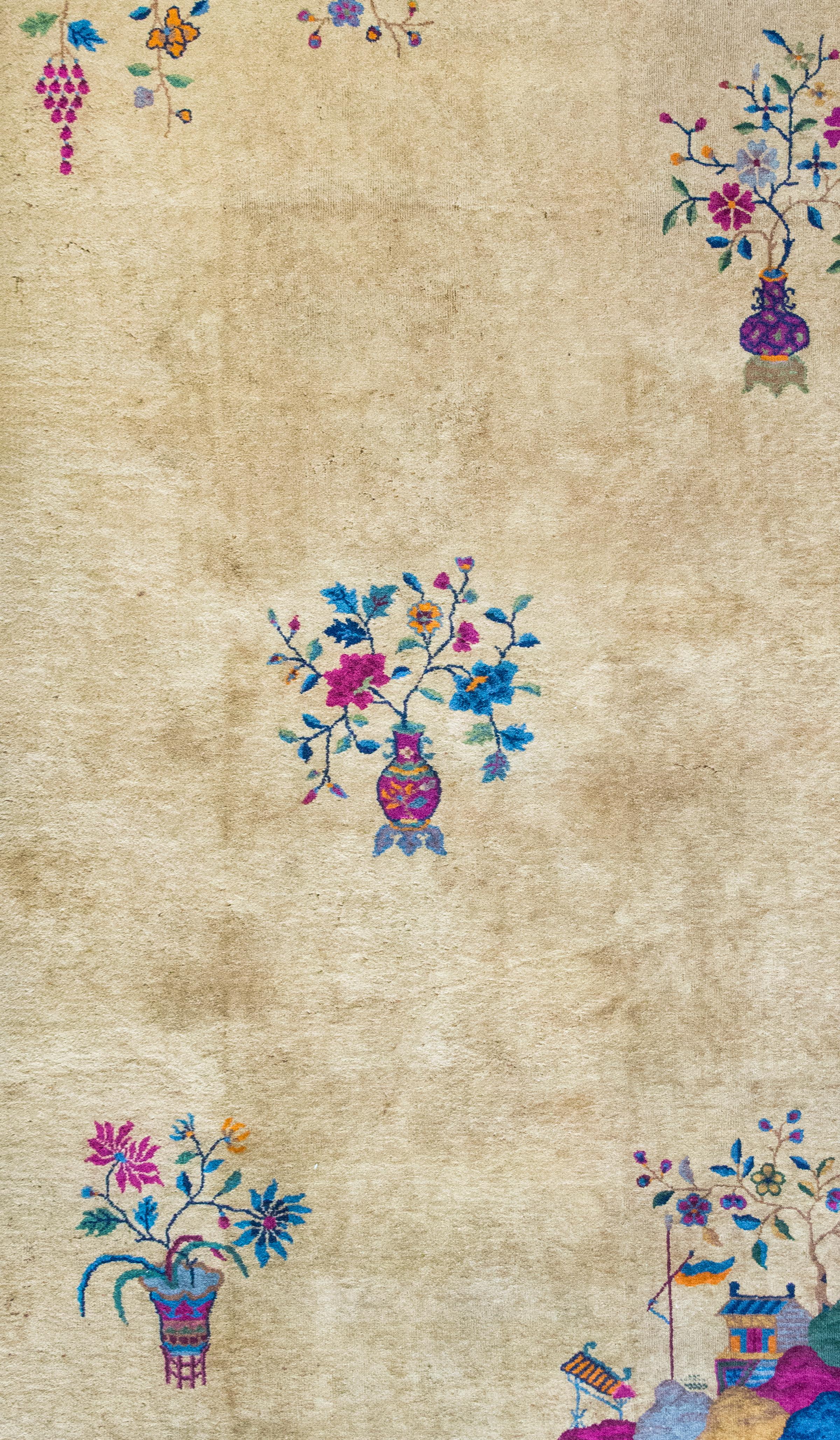 Alfombra Art Decó china de principios del siglo XX en venta 1