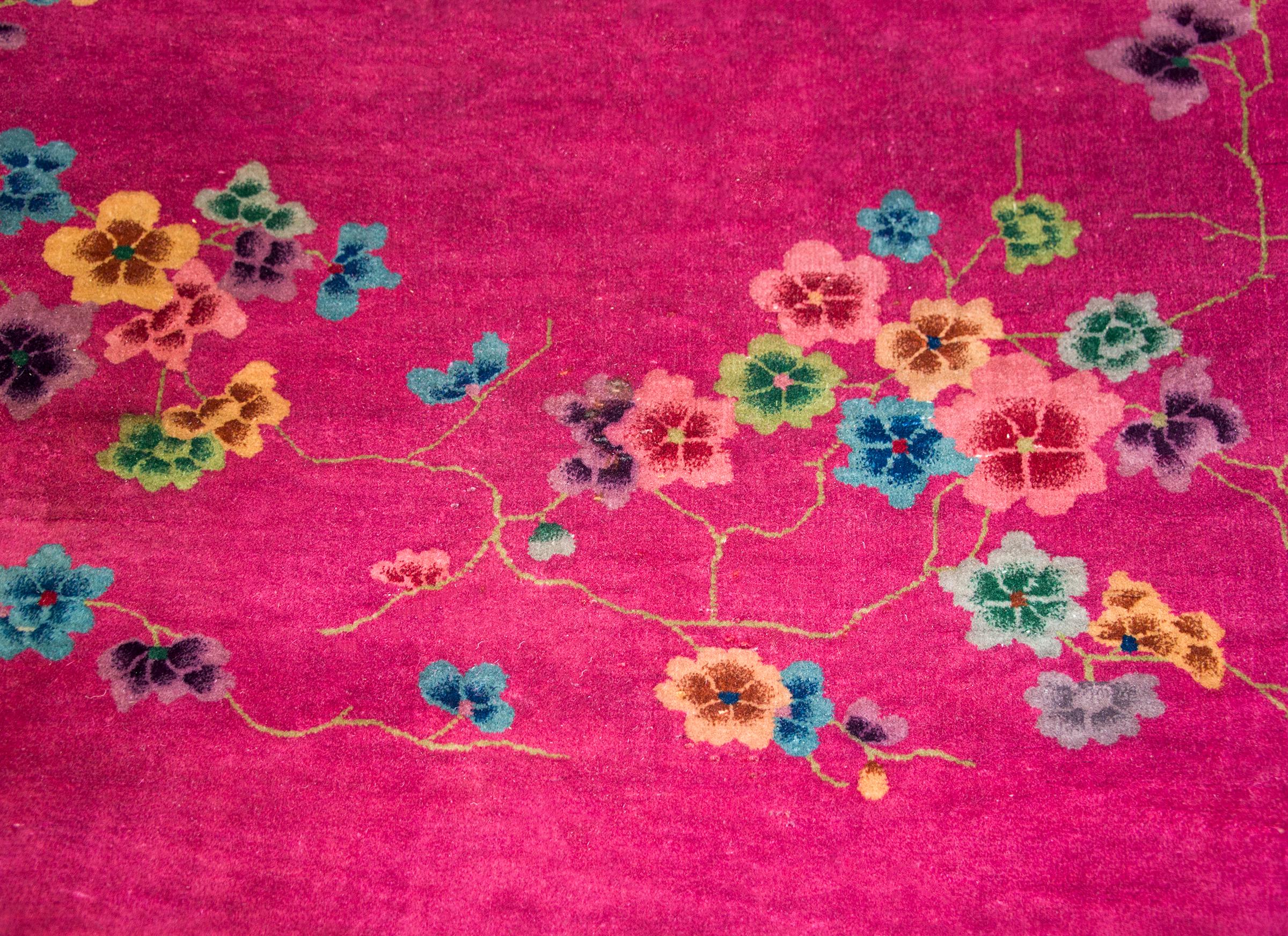 Early 20th Century Chinese Art Deco Rug For Sale 2