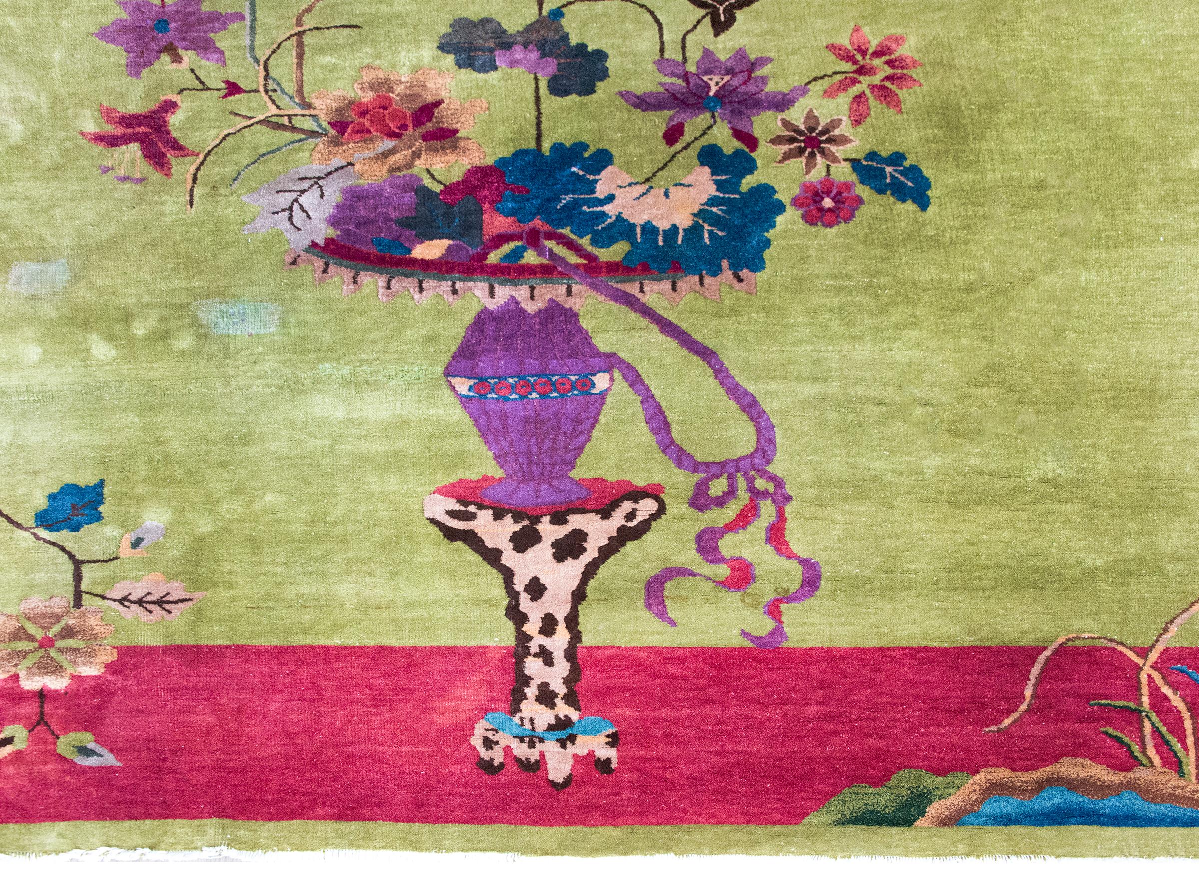 Early 20th Century Chinese Art Deco Rug For Sale 3