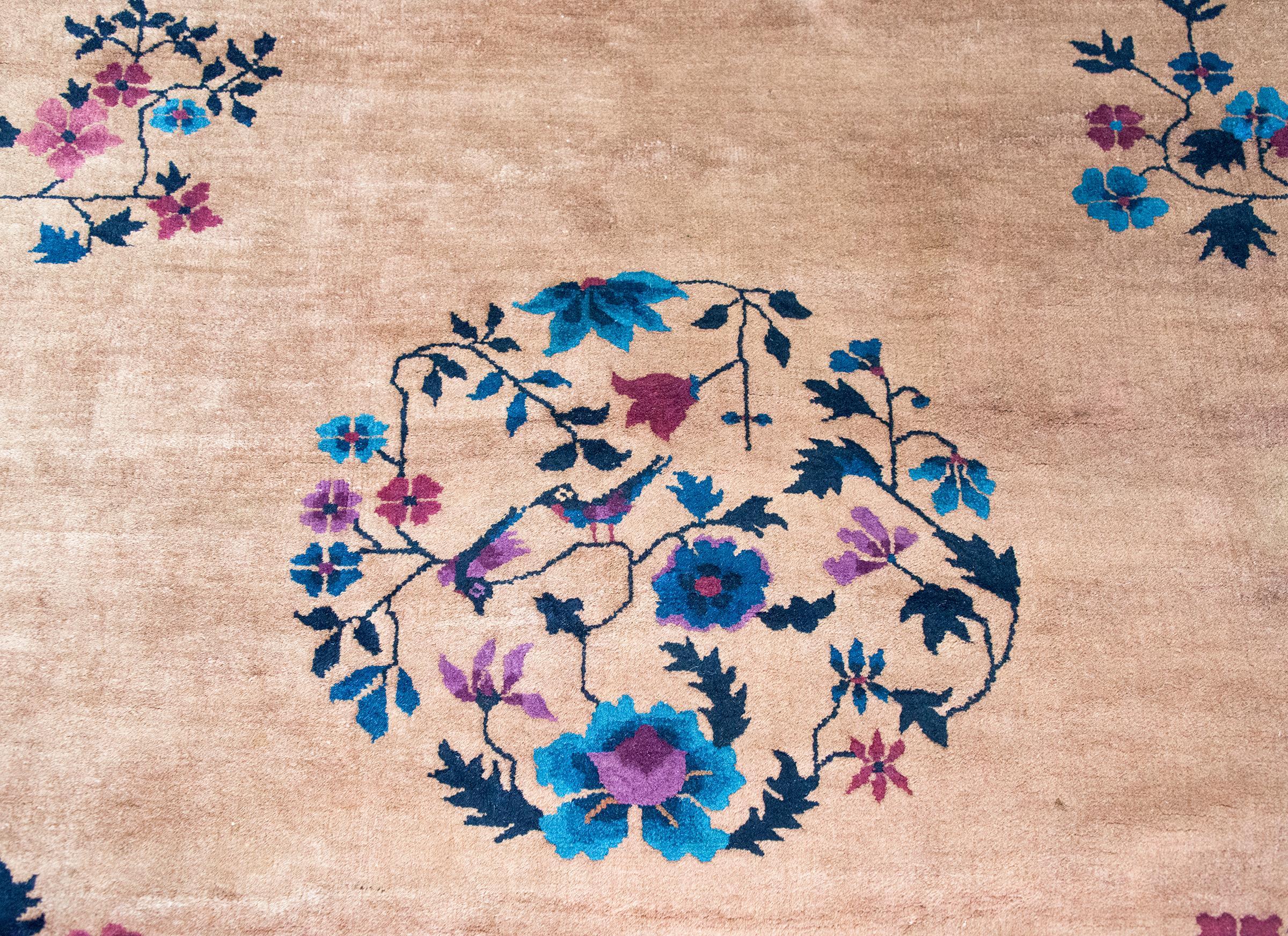 Laine Early 20th Century Chinese Art Deco Rug en vente