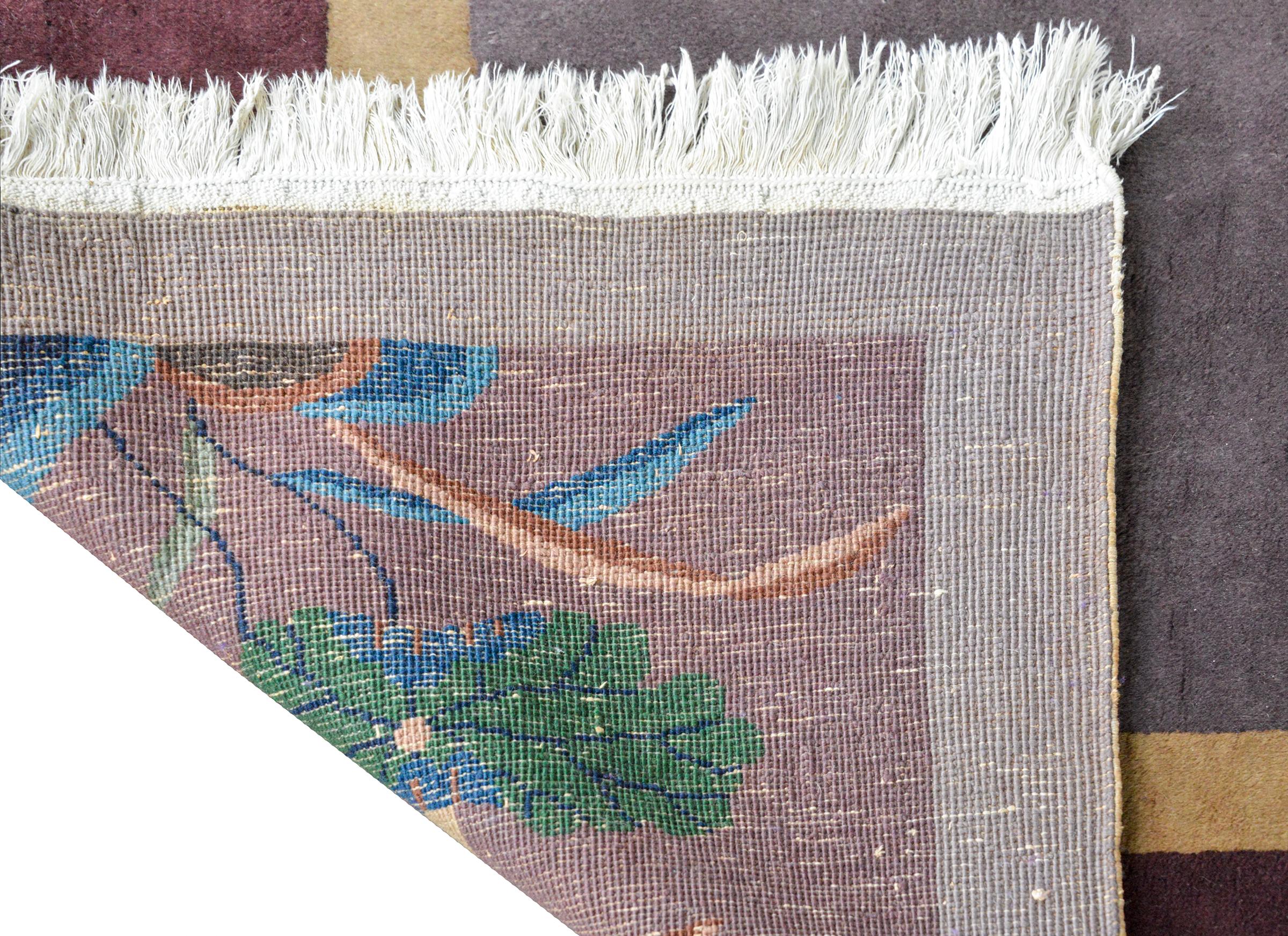 Early 20th Century Chinese Art Deco Rug 4