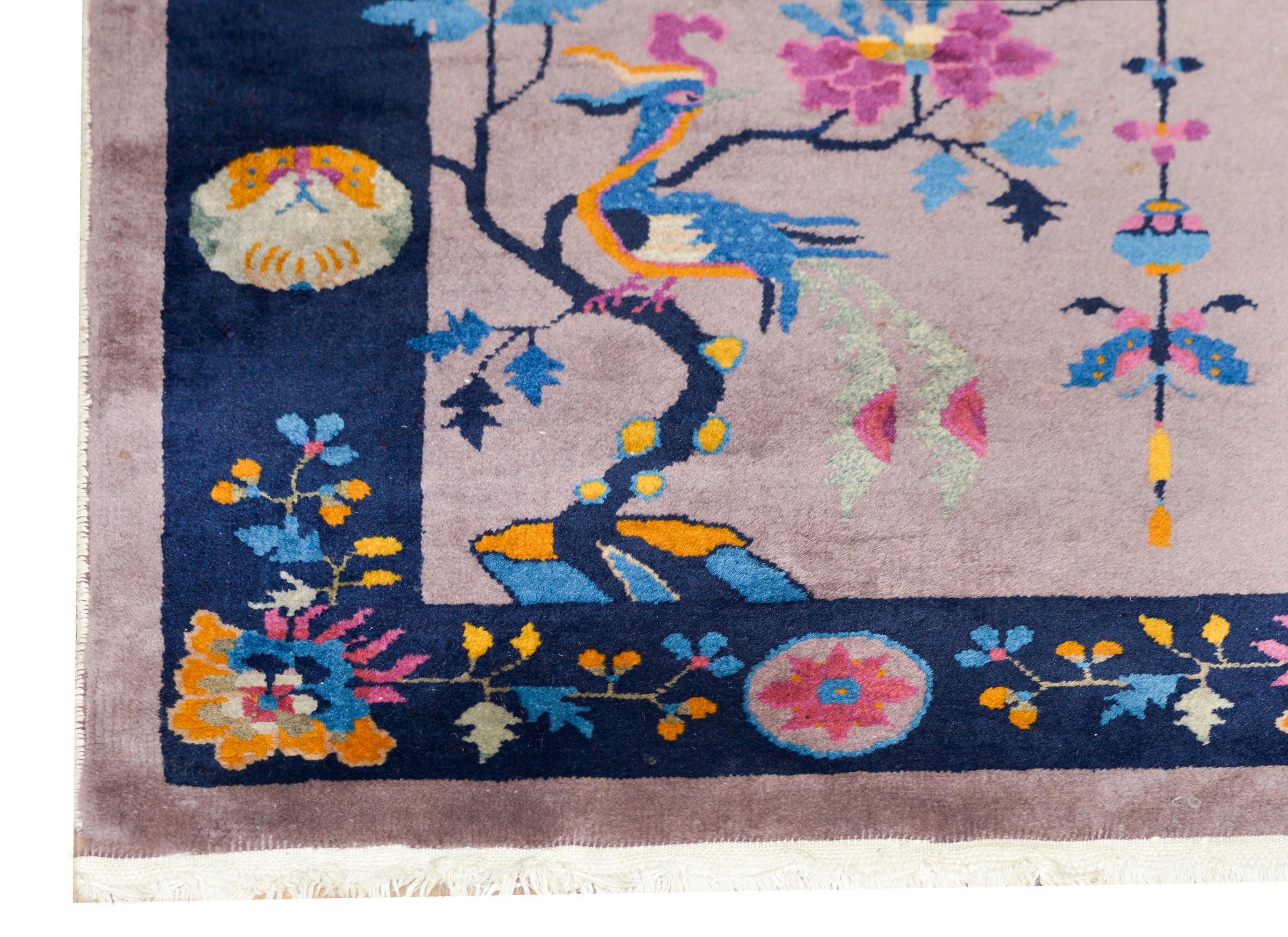 Tapis Art Déco chinois du début du XXe siècle en vente 1