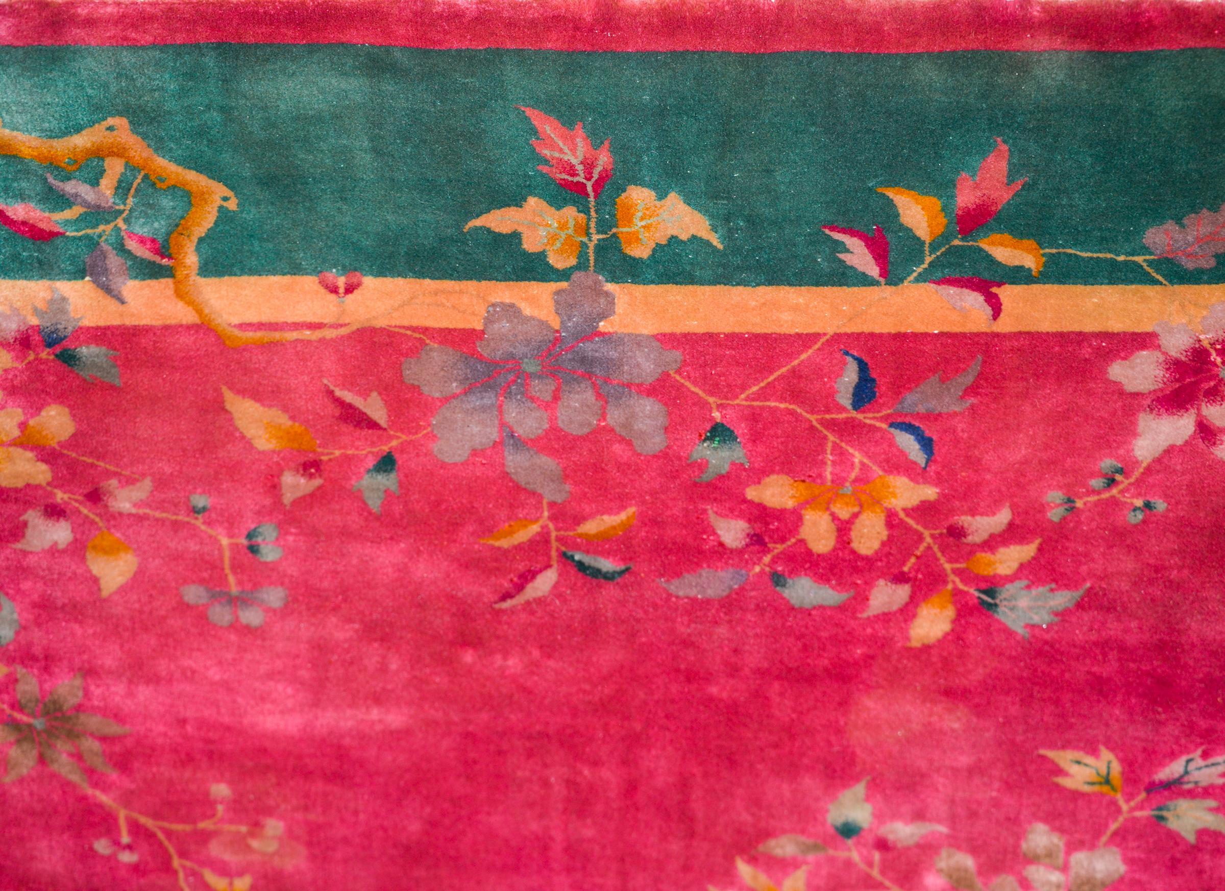 Chinesischer Art-déco-Teppich des frühen 20. Jahrhunderts im Angebot 2
