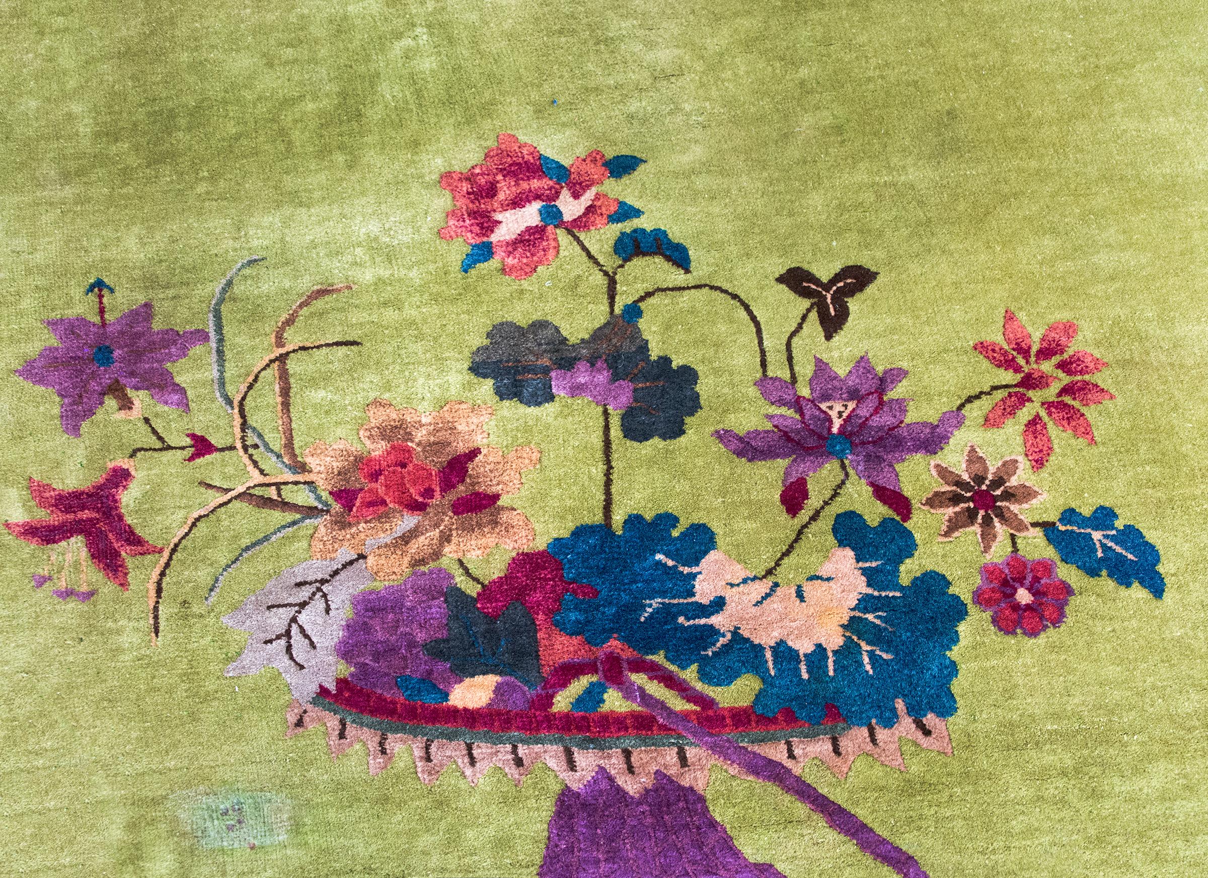 Early 20th Century Chinese Art Deco Rug For Sale 4
