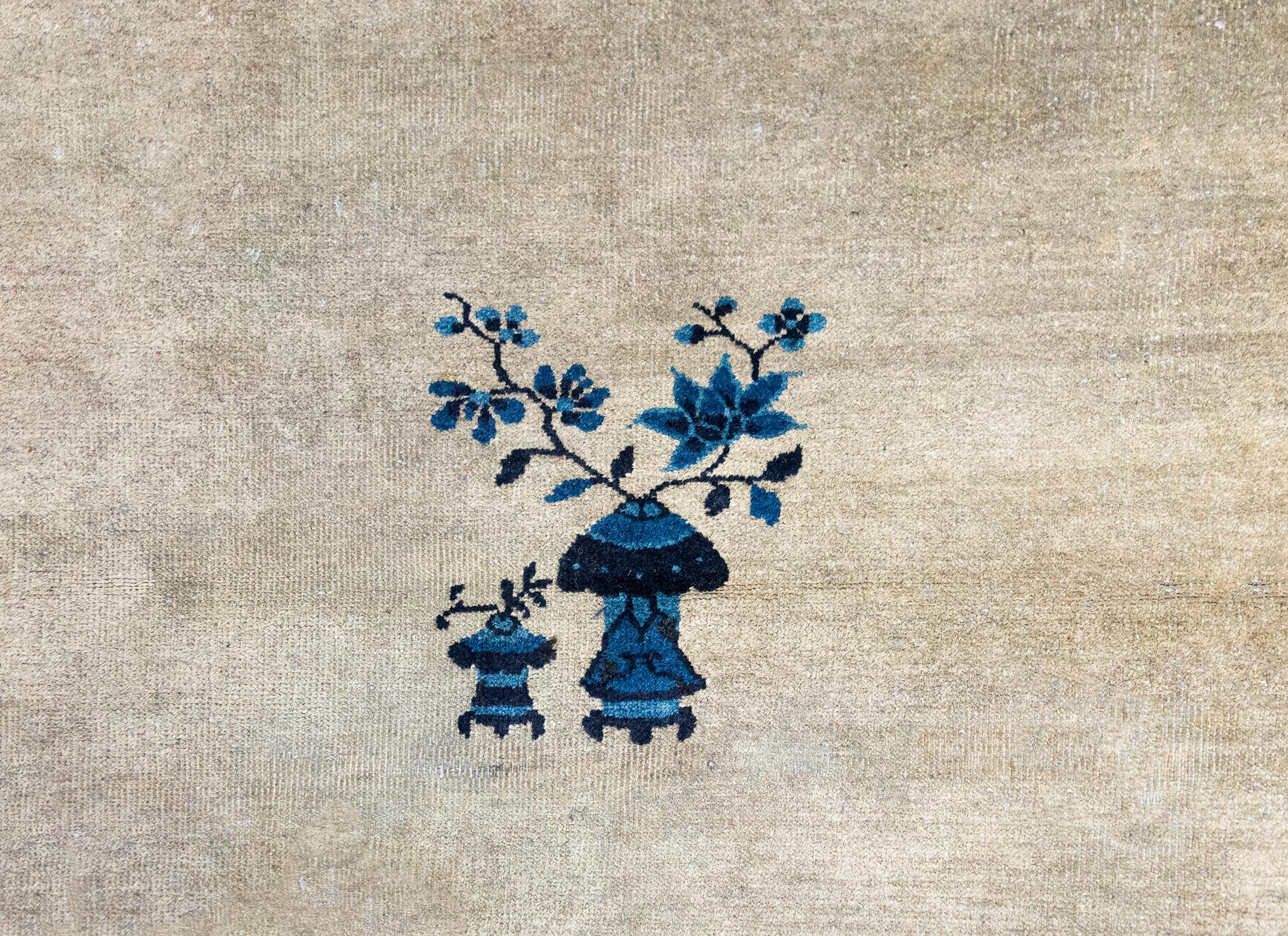 Tapis Art Déco chinois du début du 20ème siècle en vente 1