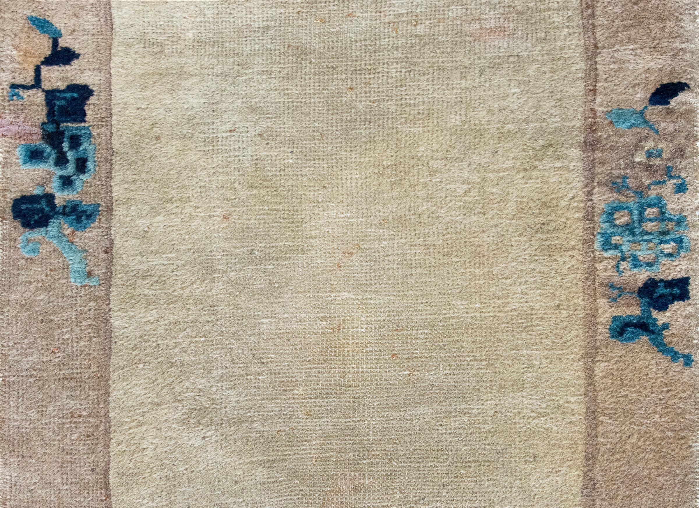 Tapis Art Déco chinois du début du 20ème siècle en vente 1