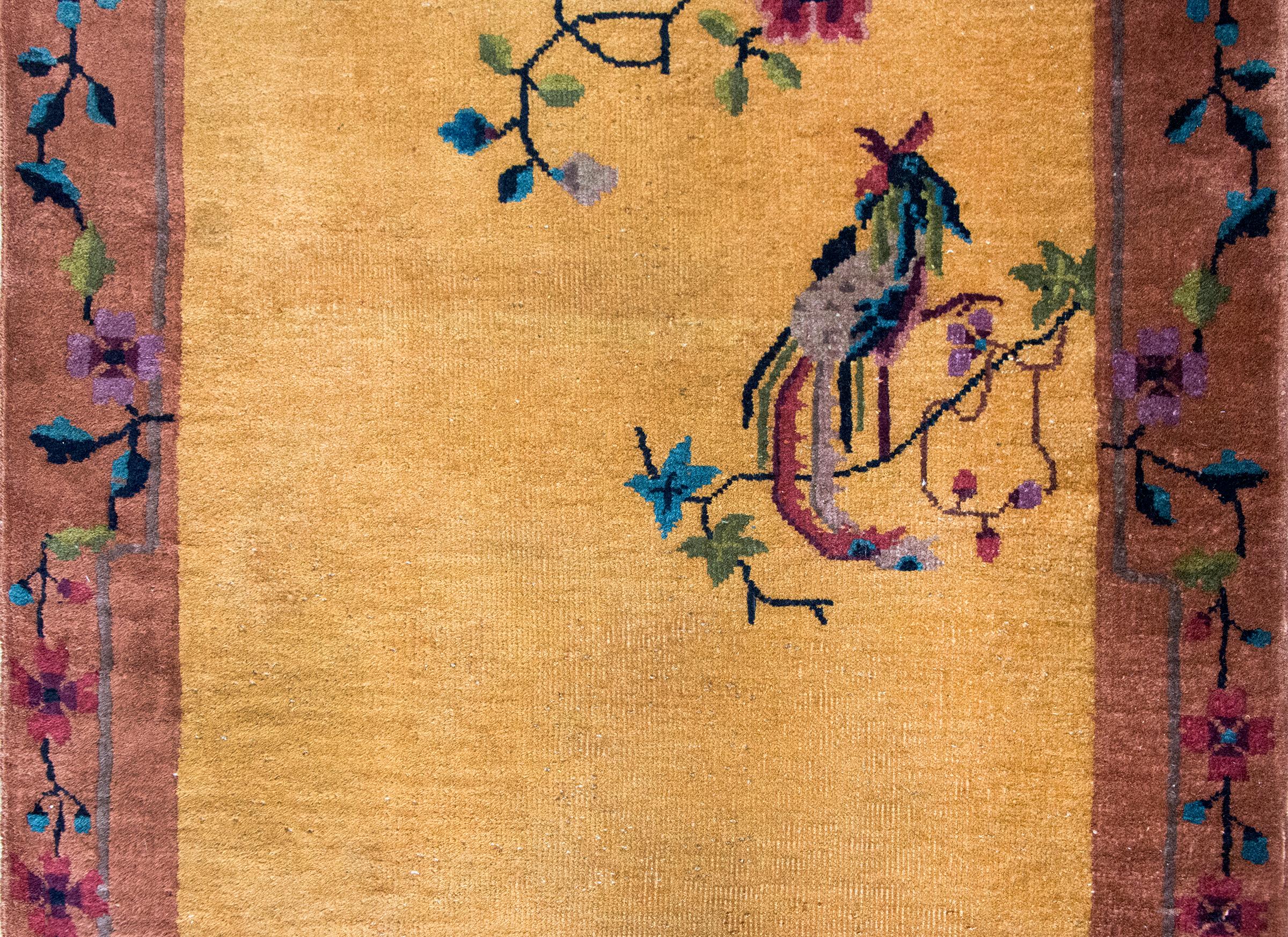 Chinesischer Art-Déco-Teppich aus dem frühen 20. im Angebot 2