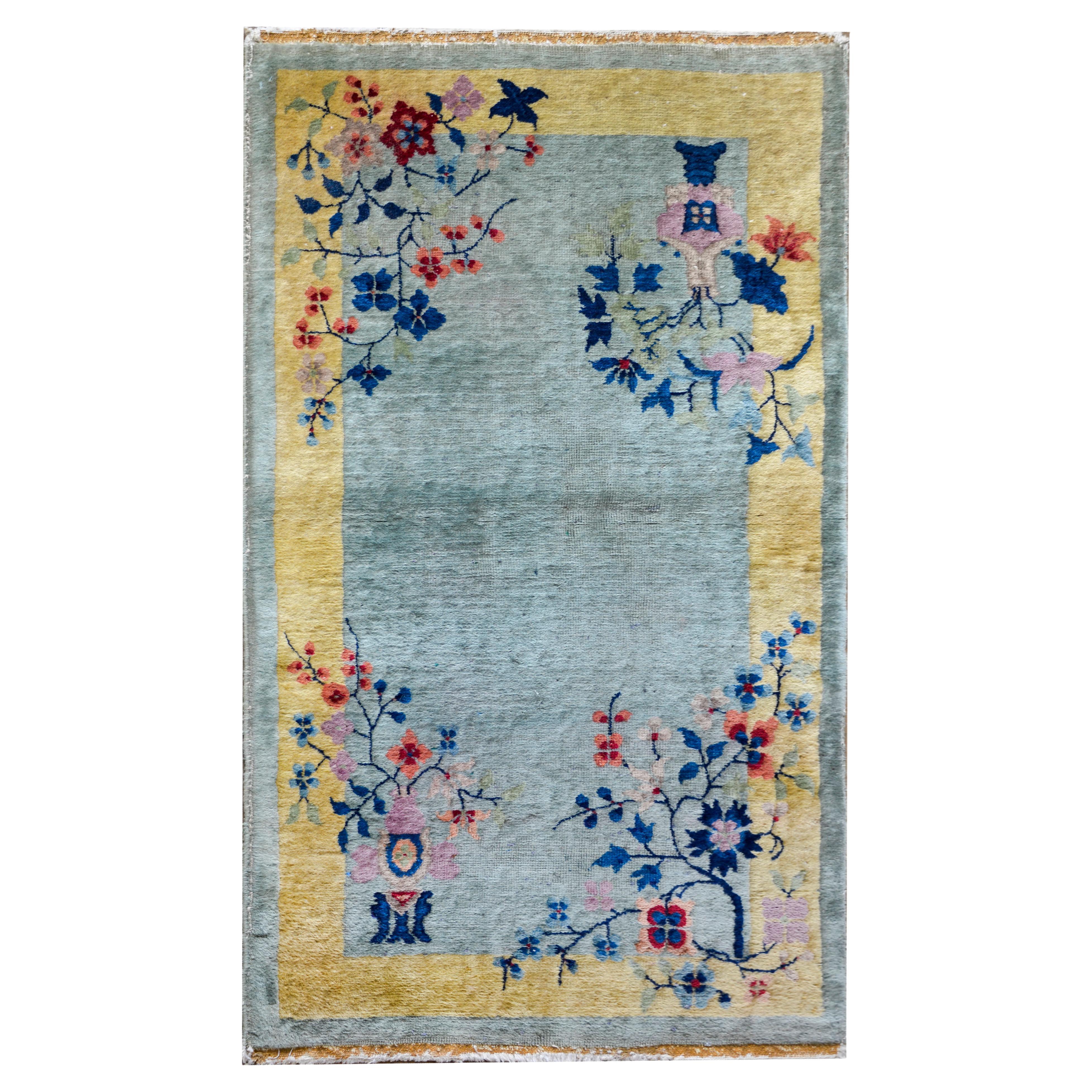 Early 20th Century Chinese Art Deco Rug For Sale
