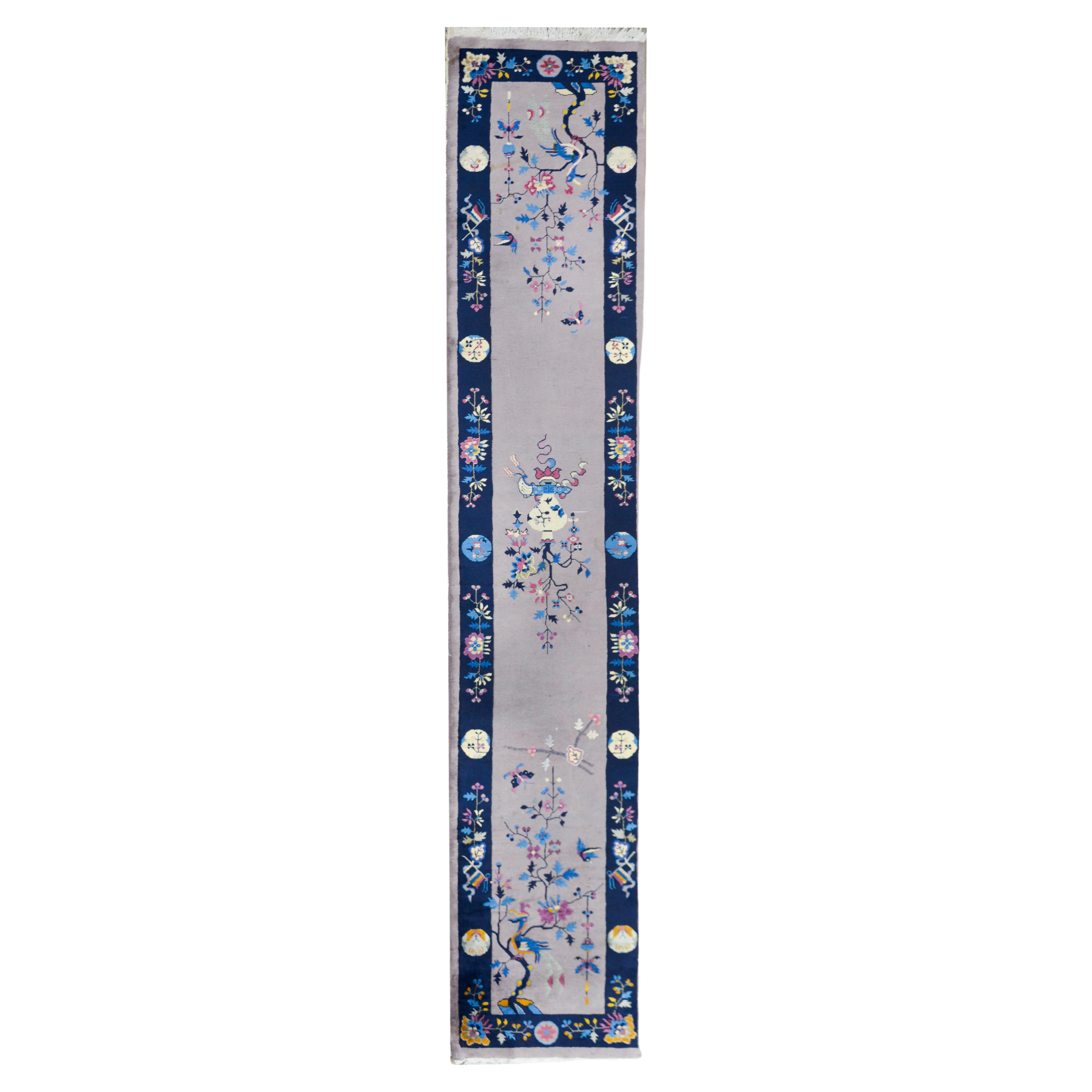 Chinesischer Art-déco-Teppich des frühen 20. Jahrhunderts