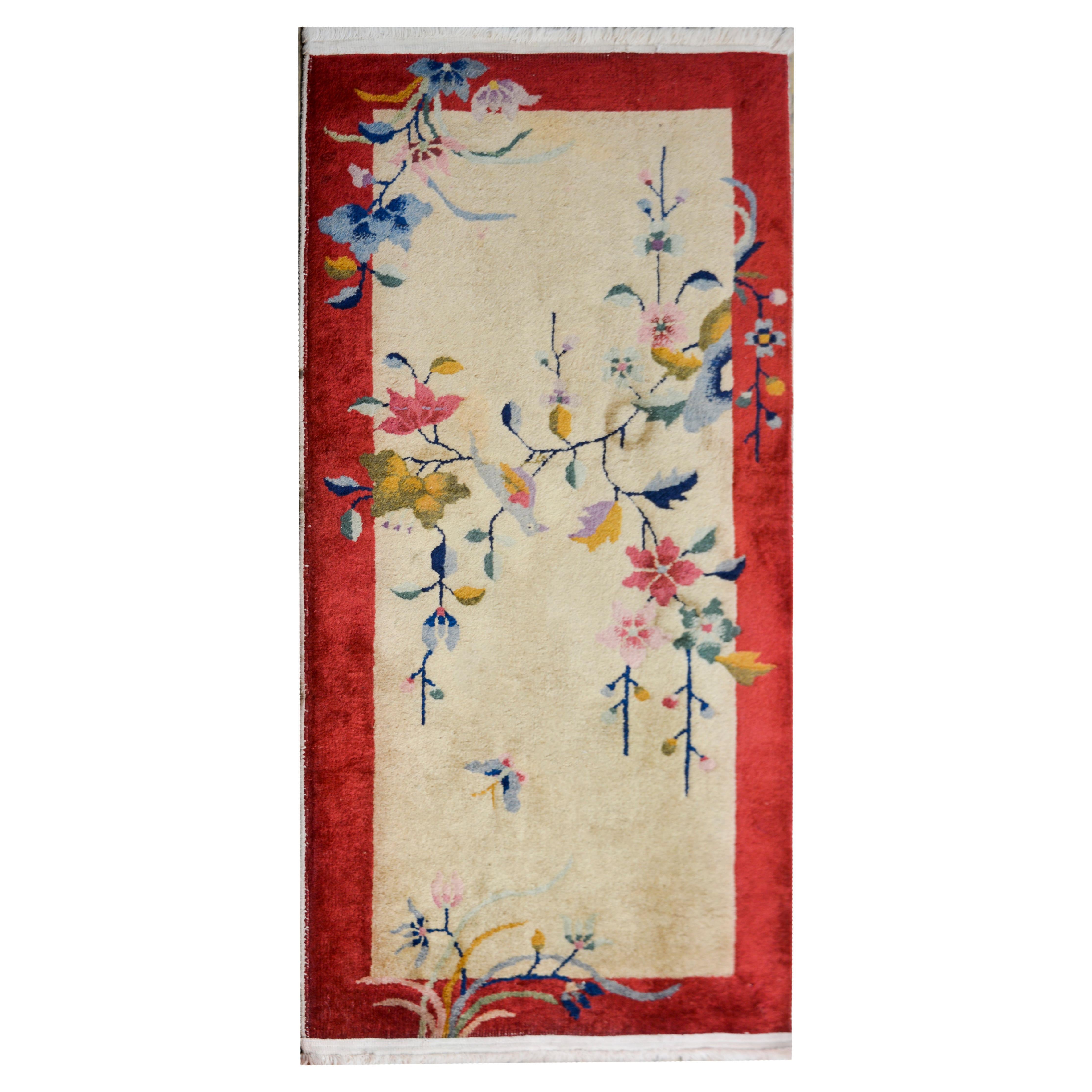 Early 20th Century Chinese Art Deco Rug For Sale