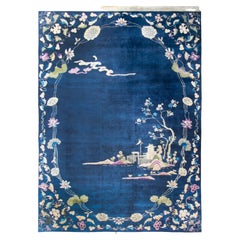 Chinesischer Art-Déco-Teppich aus dem frühen 20.