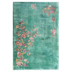 Tapis Art Déco chinois du début du 20ème siècle