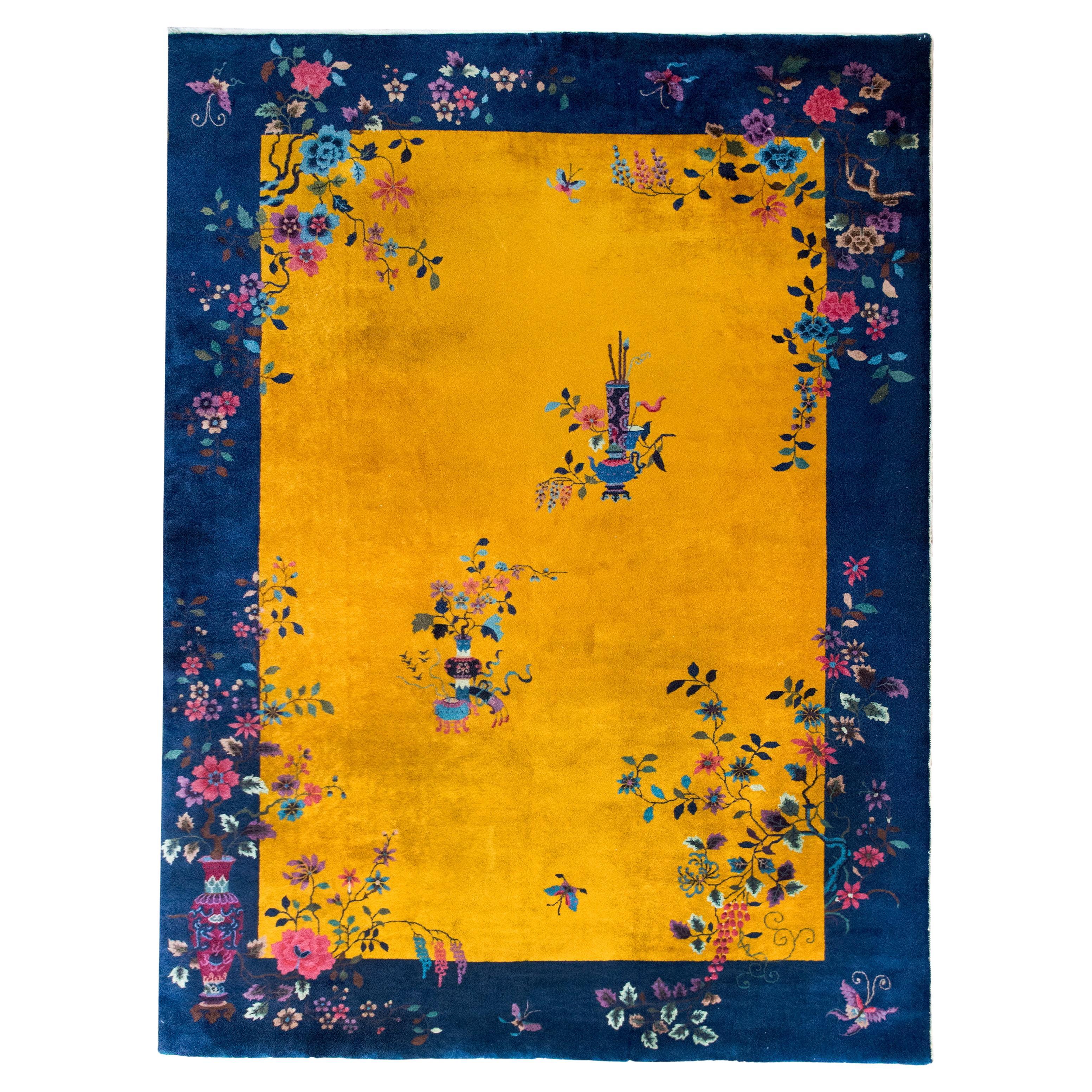 Early 20th Century Chinese Art Deco Rug