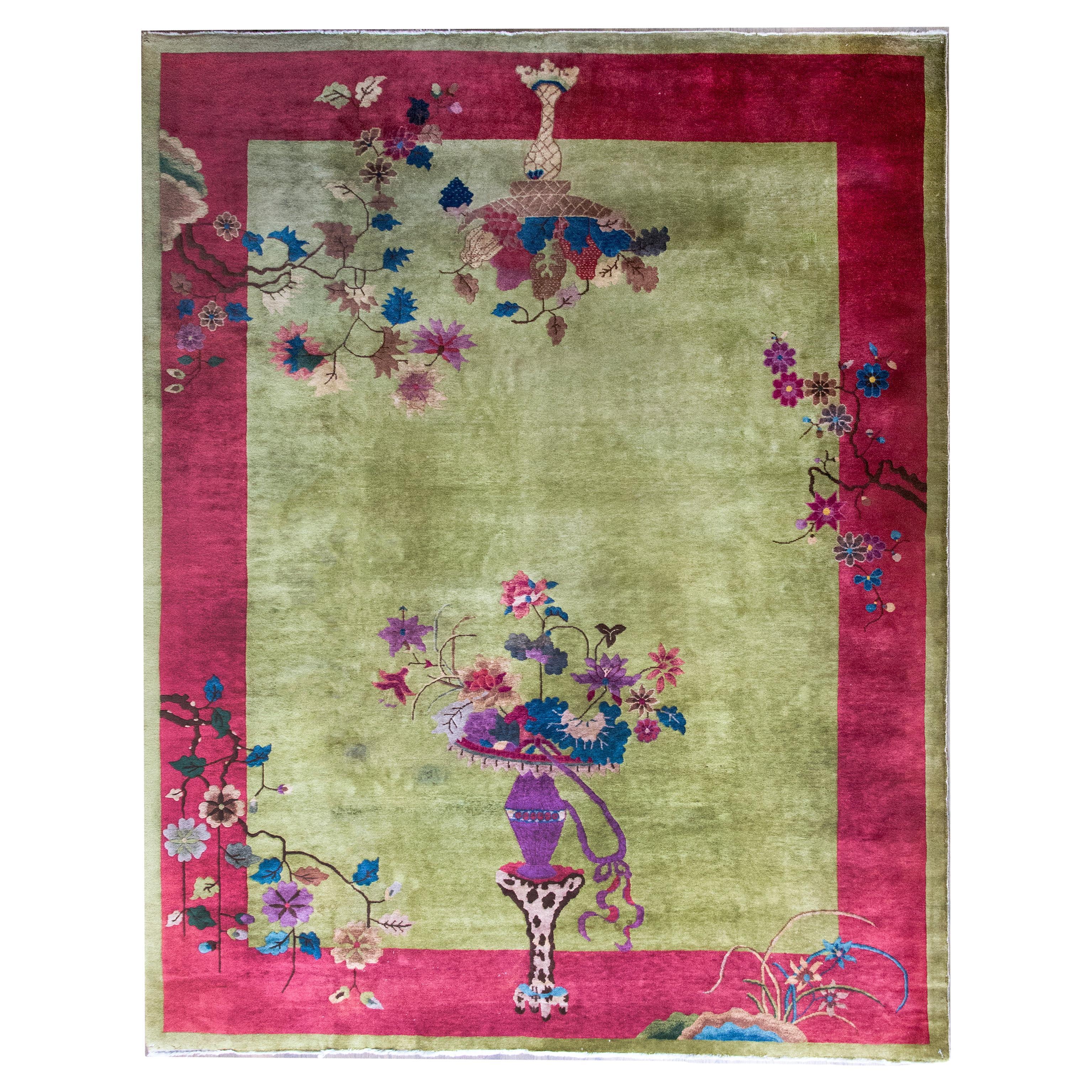 Early 20th Century Chinese Art Deco Rug