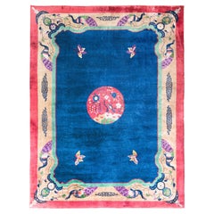 Alfombra Art Decó china de principios del siglo XX