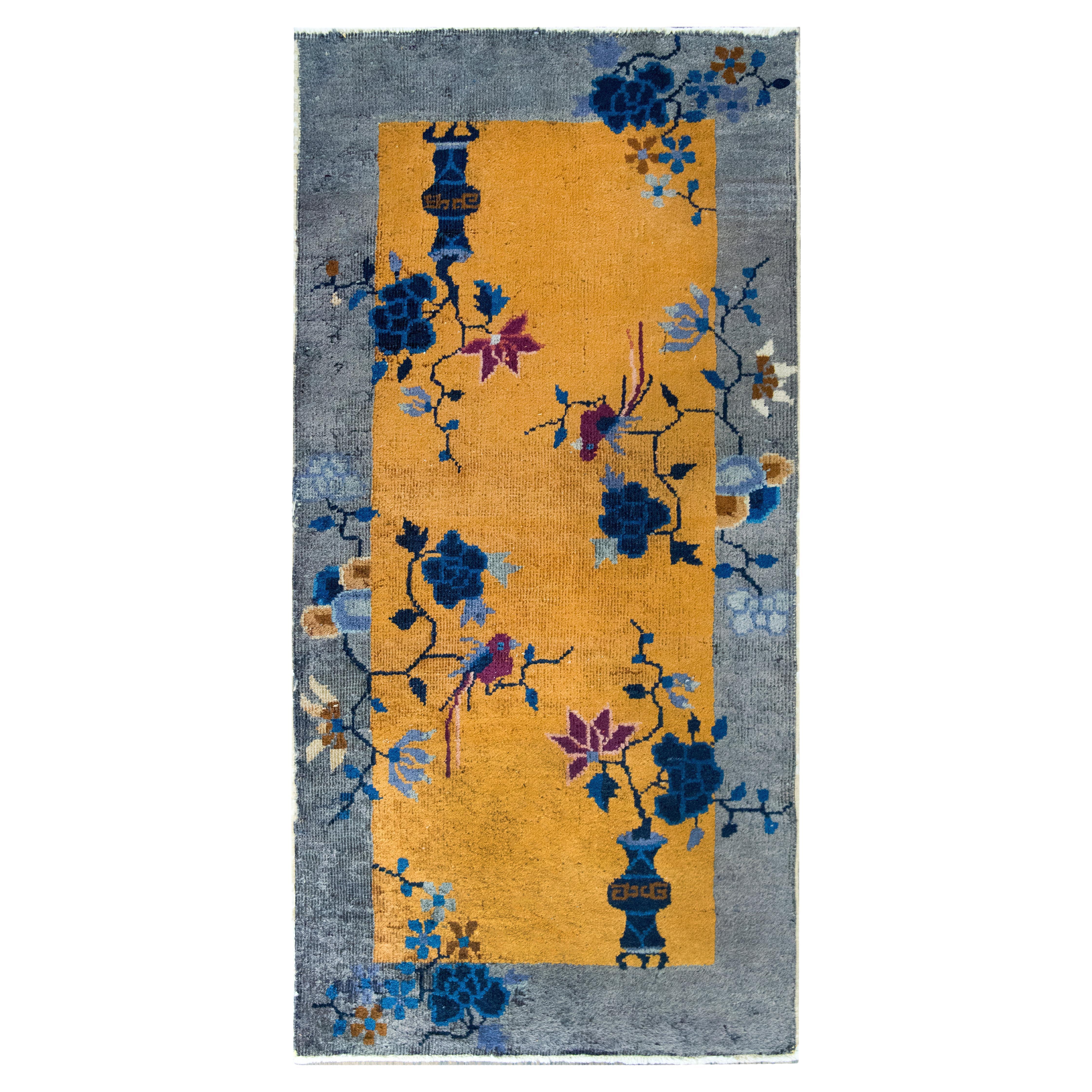 Alfombra Art Decó china de principios del siglo XX