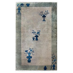 Alfombra Art Decó china de principios del siglo XX