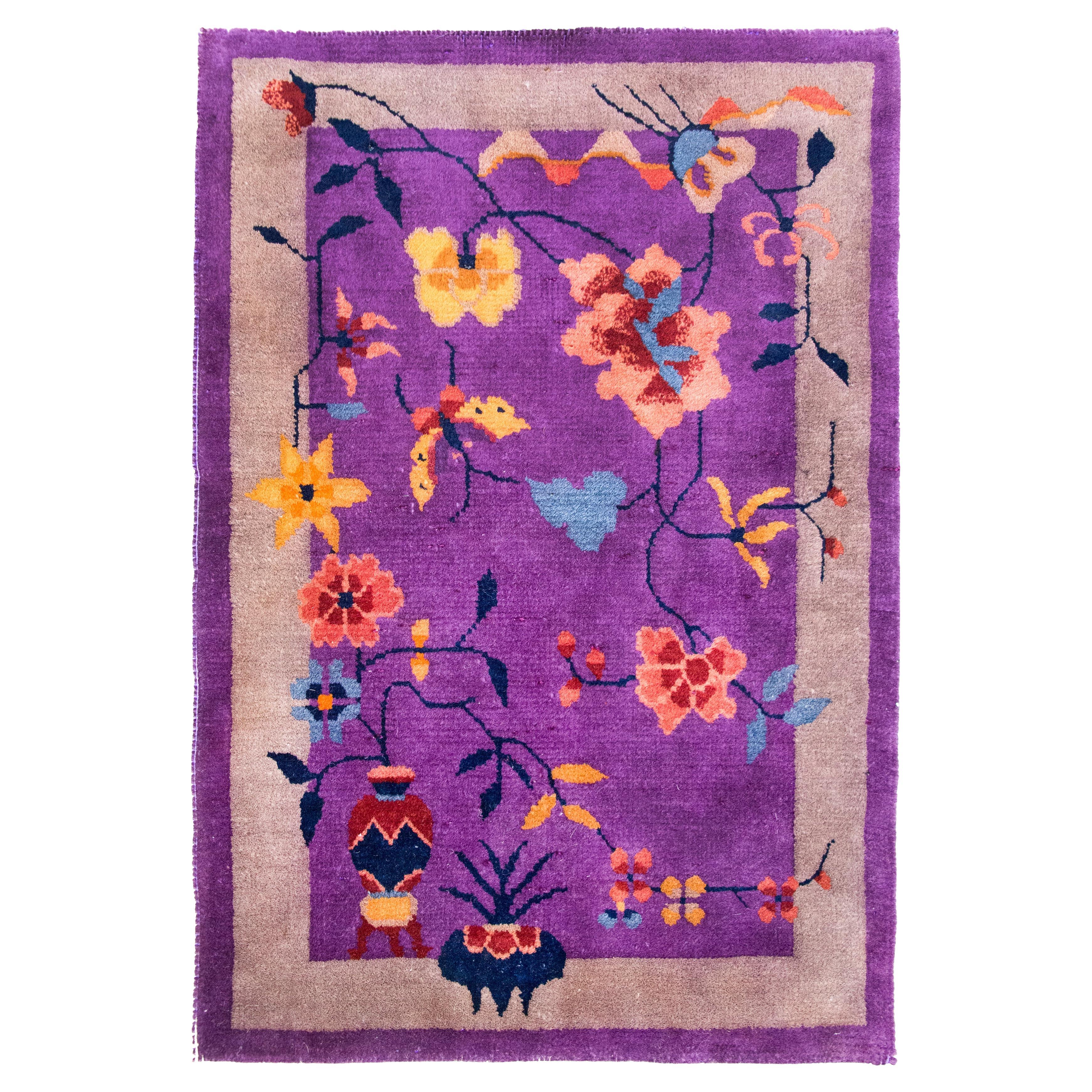 Early 20th Century Chinese Art Deco Rug