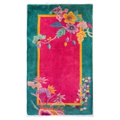Chinesischer Art-Déco-Teppich aus dem frühen 20.