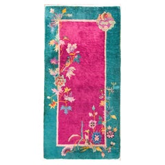 Alfombra Art Decó china de principios del siglo XX
