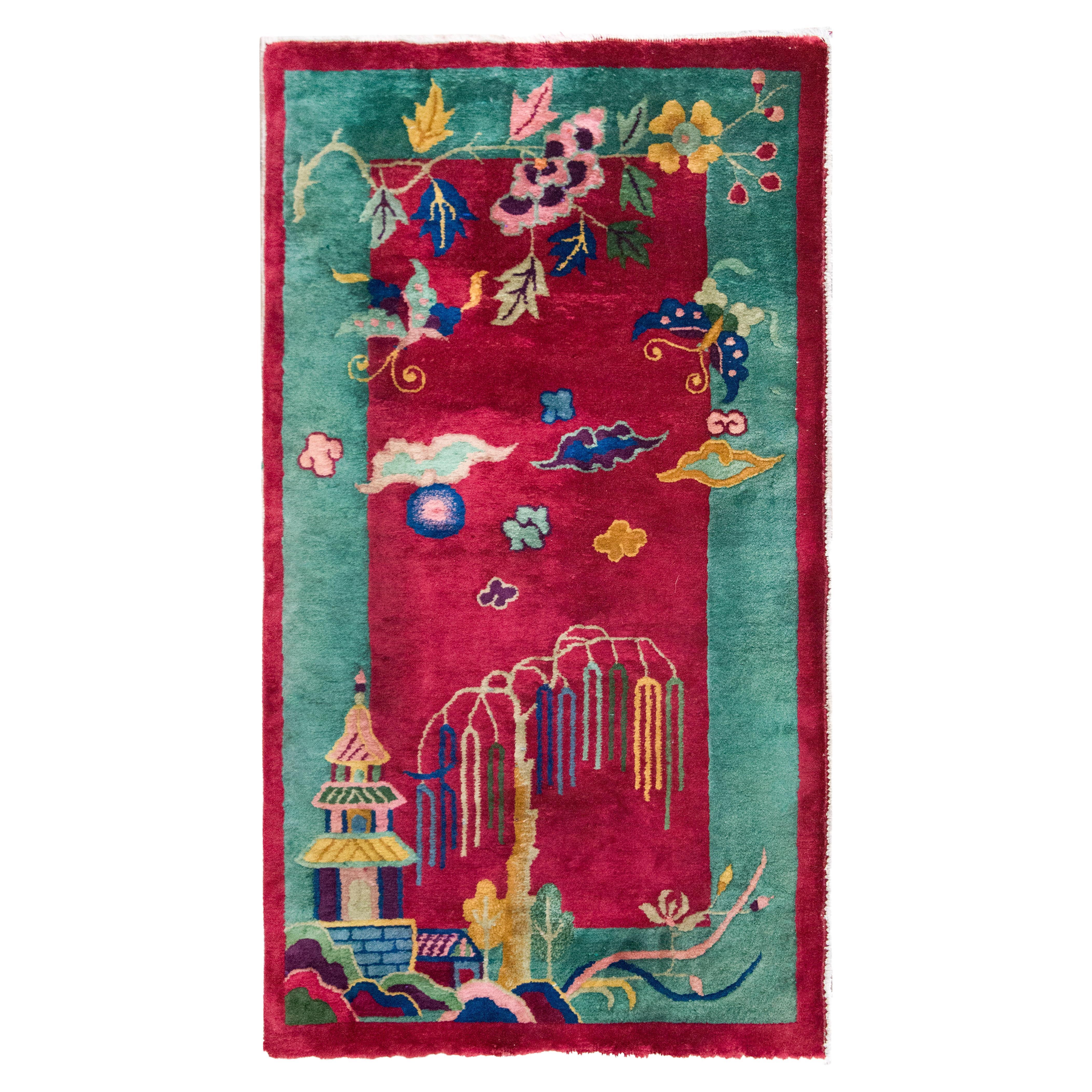Early 20th Century Chinese Art Deco Rug