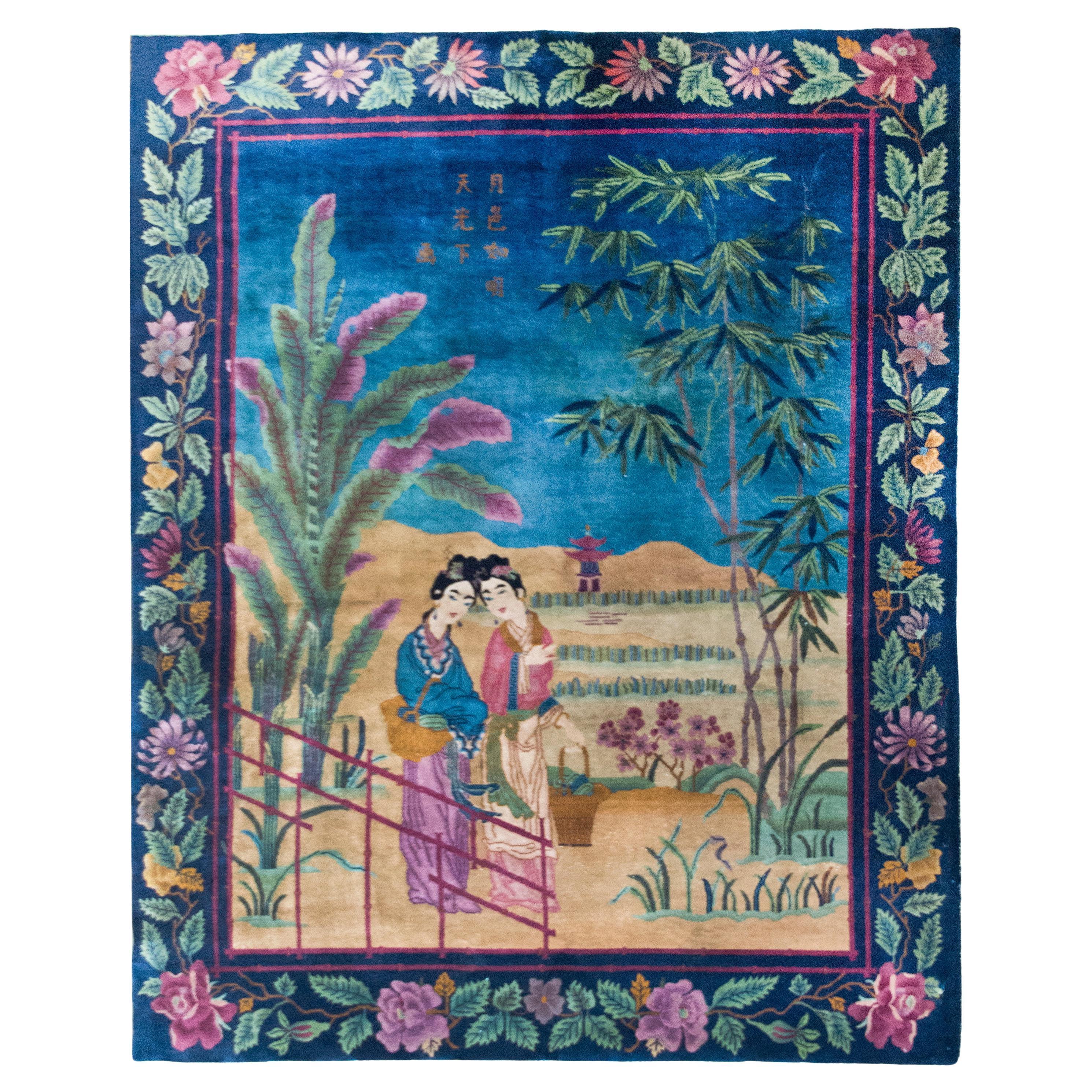 Early 20th Century Chinese Art Deco Rug