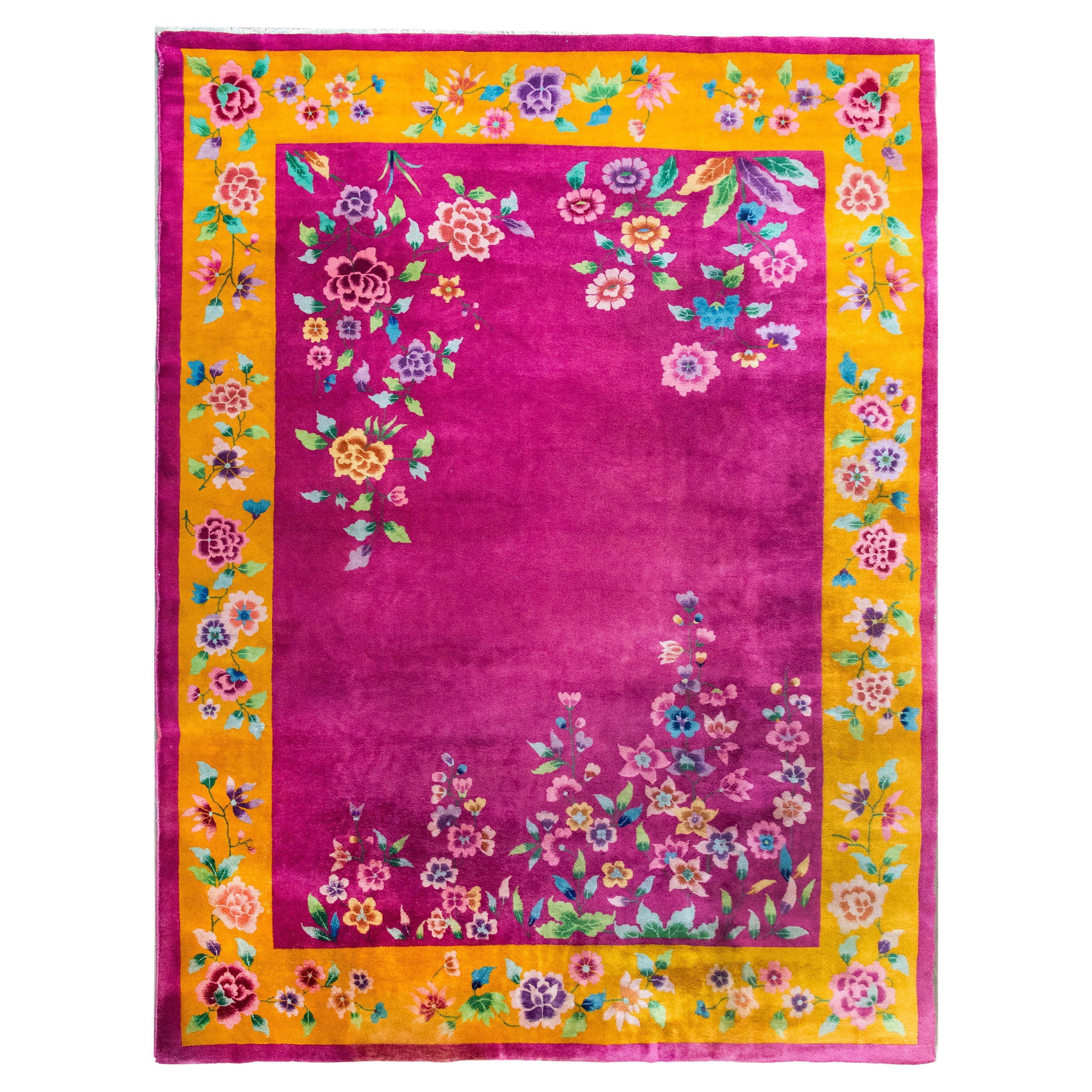 Early 20th Century Chinese Art Deco Rug