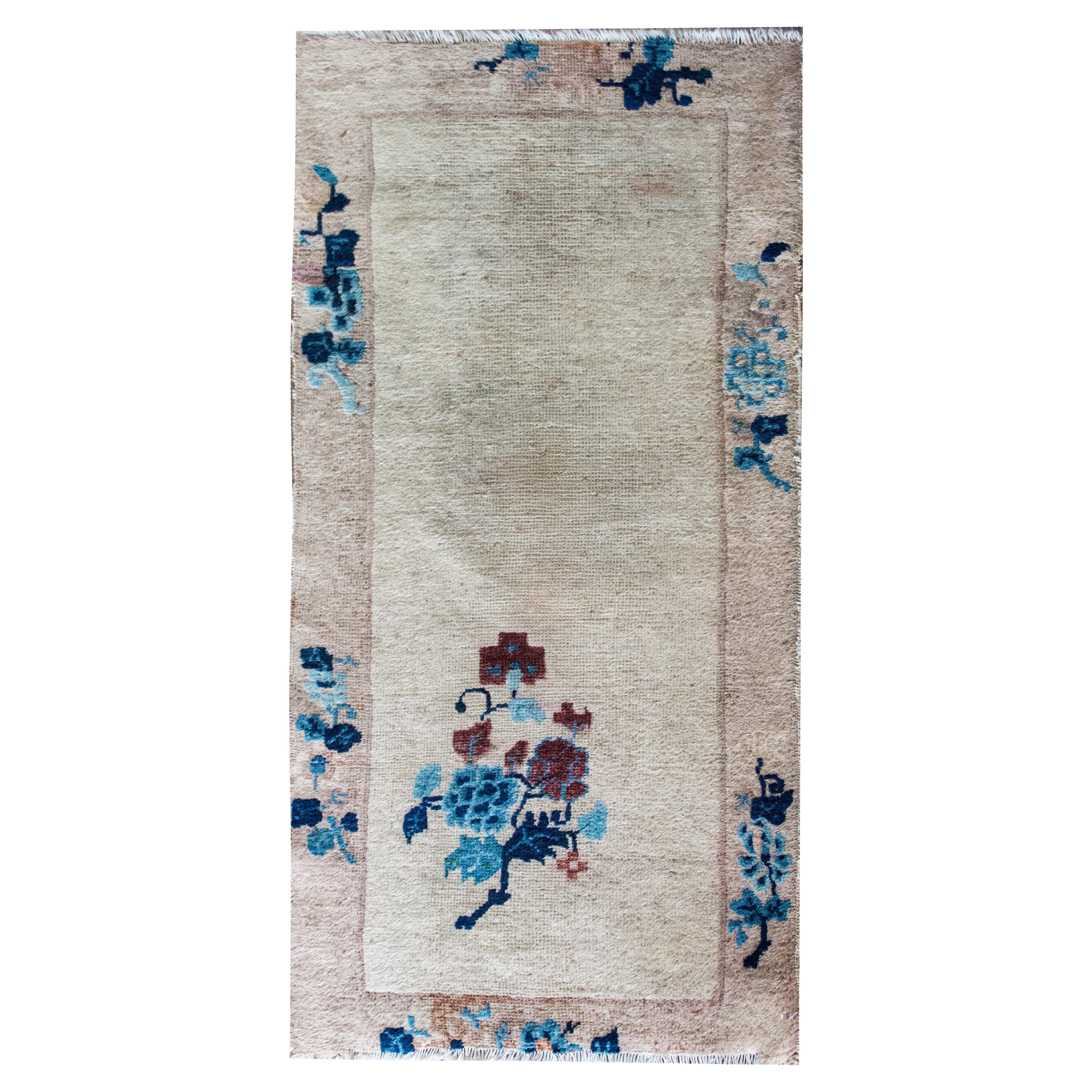 Tapis Art Déco chinois du début du 20ème siècle en vente