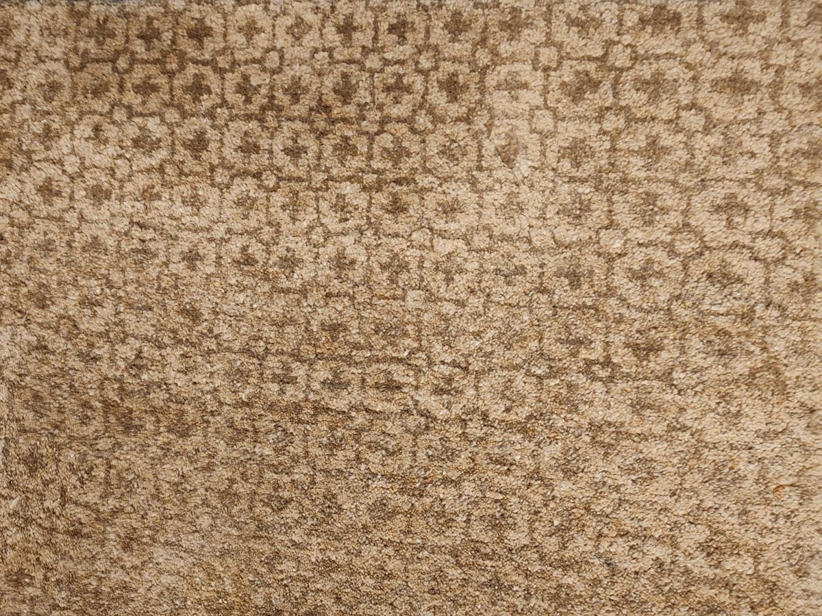 Wool Early 20th Century Chinese Baotou Carpet ( 4 4