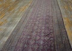 Early 20th Century Chinese Baotou Carpet (  5'1" x 17'7"  - 155 x 536 )