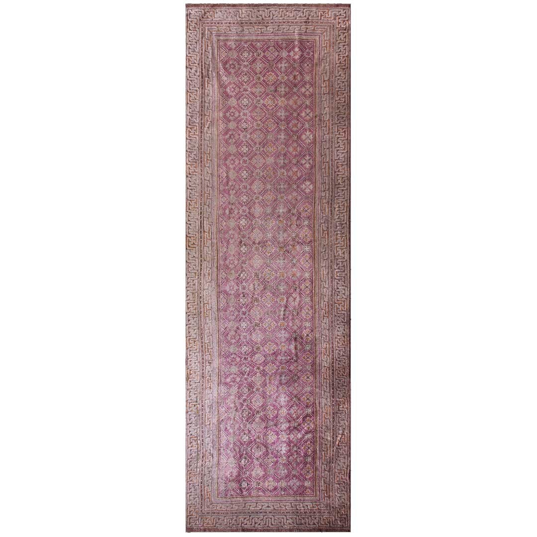 Early 20th Century Chinese Baotou Carpet (  5'1" x 17'7"  - 155 x 536 ) For Sale