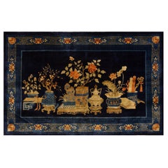 Tapis chinois Baotou du début du 20ème siècle ( 6' 3" x 9' 7" - 190 x 292 )