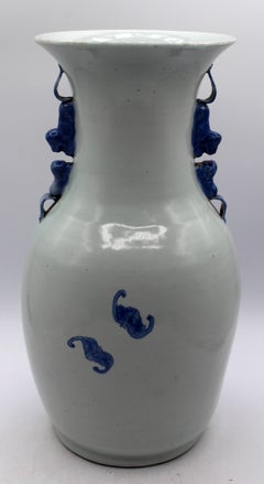 Early 20th Century Chinese Blue & White Porcelain Vase