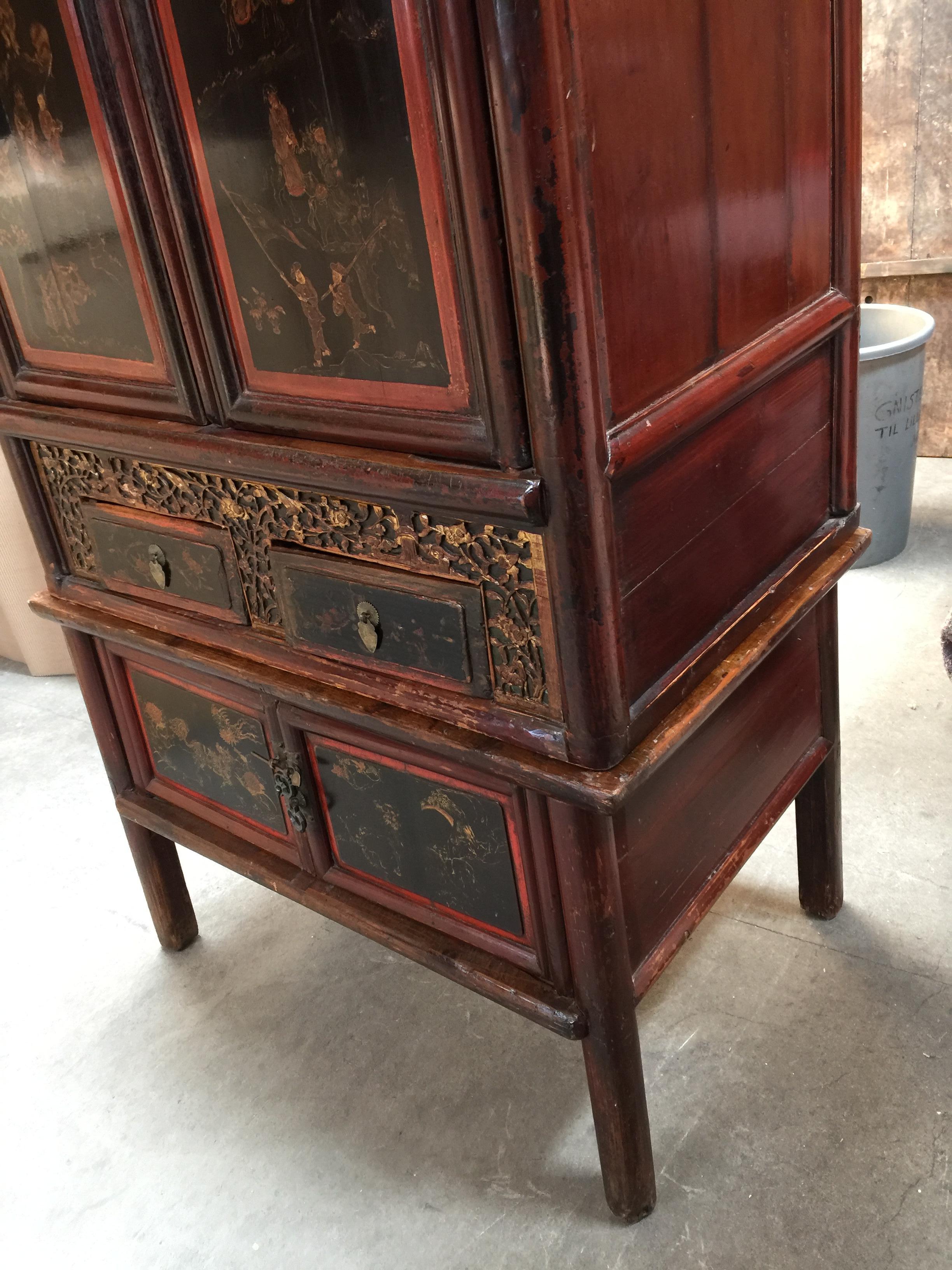 Early 20th Century Chinese Cabinet For Sale 9