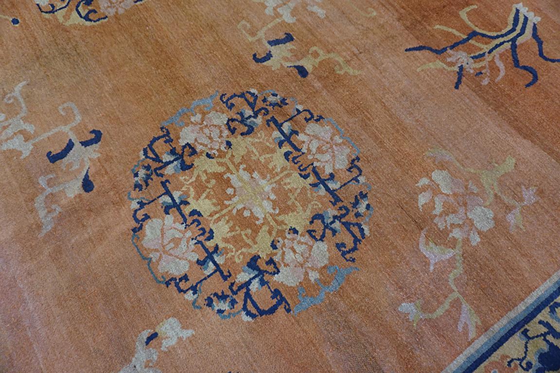 Wool Early 20th Century Chinese Carpet  13' x 17' 8