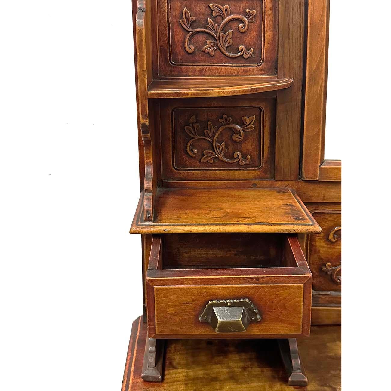 Early 20th-Century Chinese Carved Dresser with American Style influence For Sale 1
