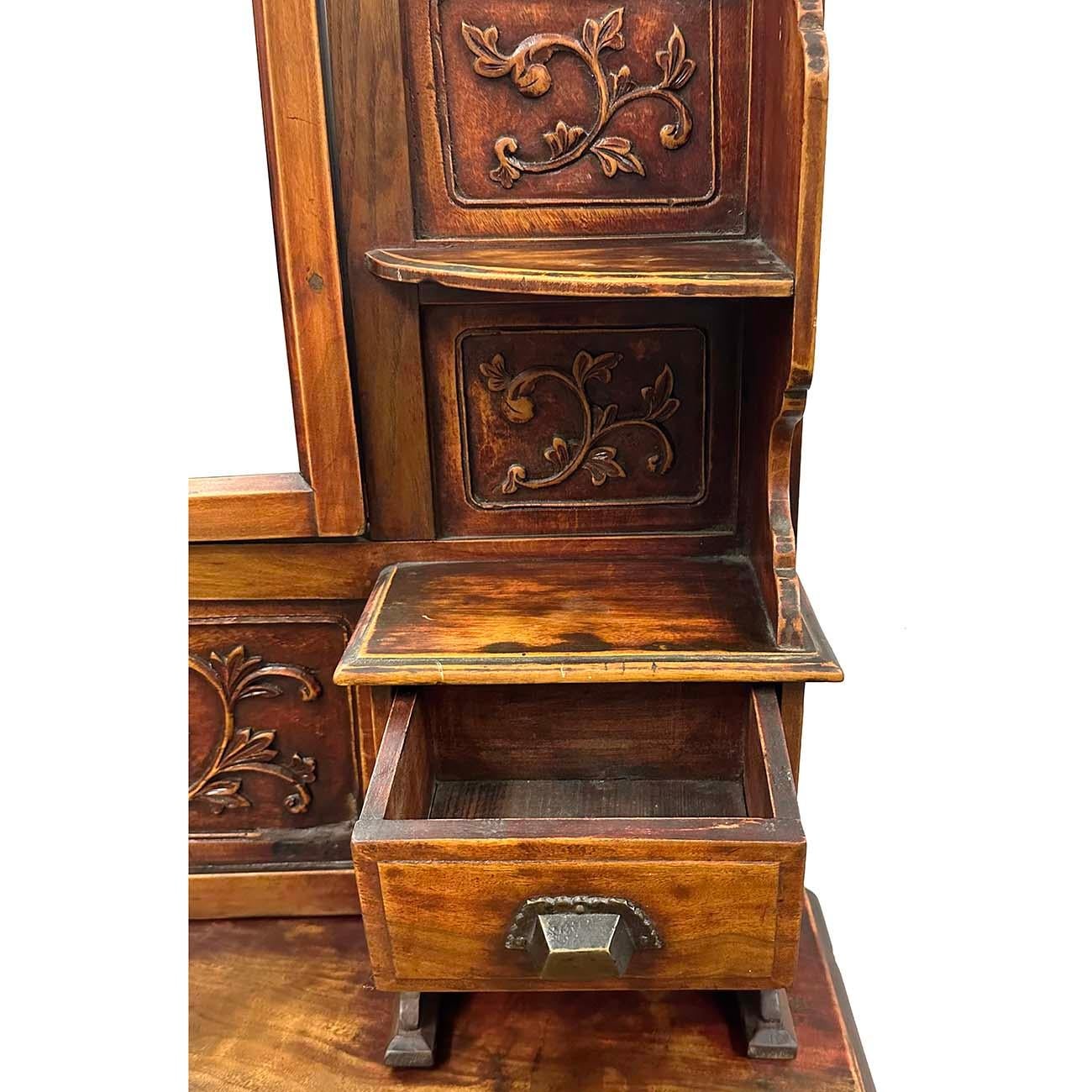 Early 20th-Century Chinese Carved Dresser with American Style influence For Sale 2