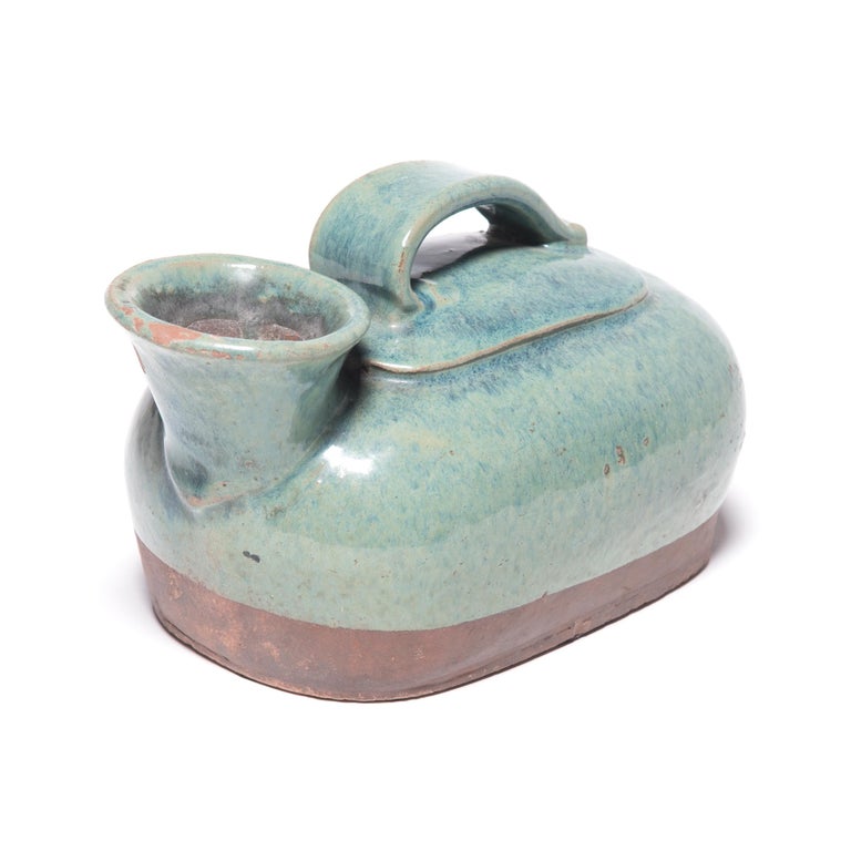 Early 20th Century Chinese Celadon Chamber Pot at 1stDibs