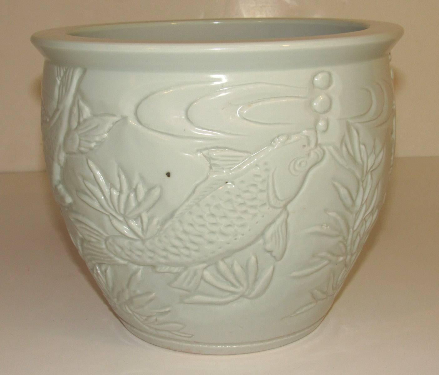 Early 20th Century Chinese Celadon Planter For Sale 3