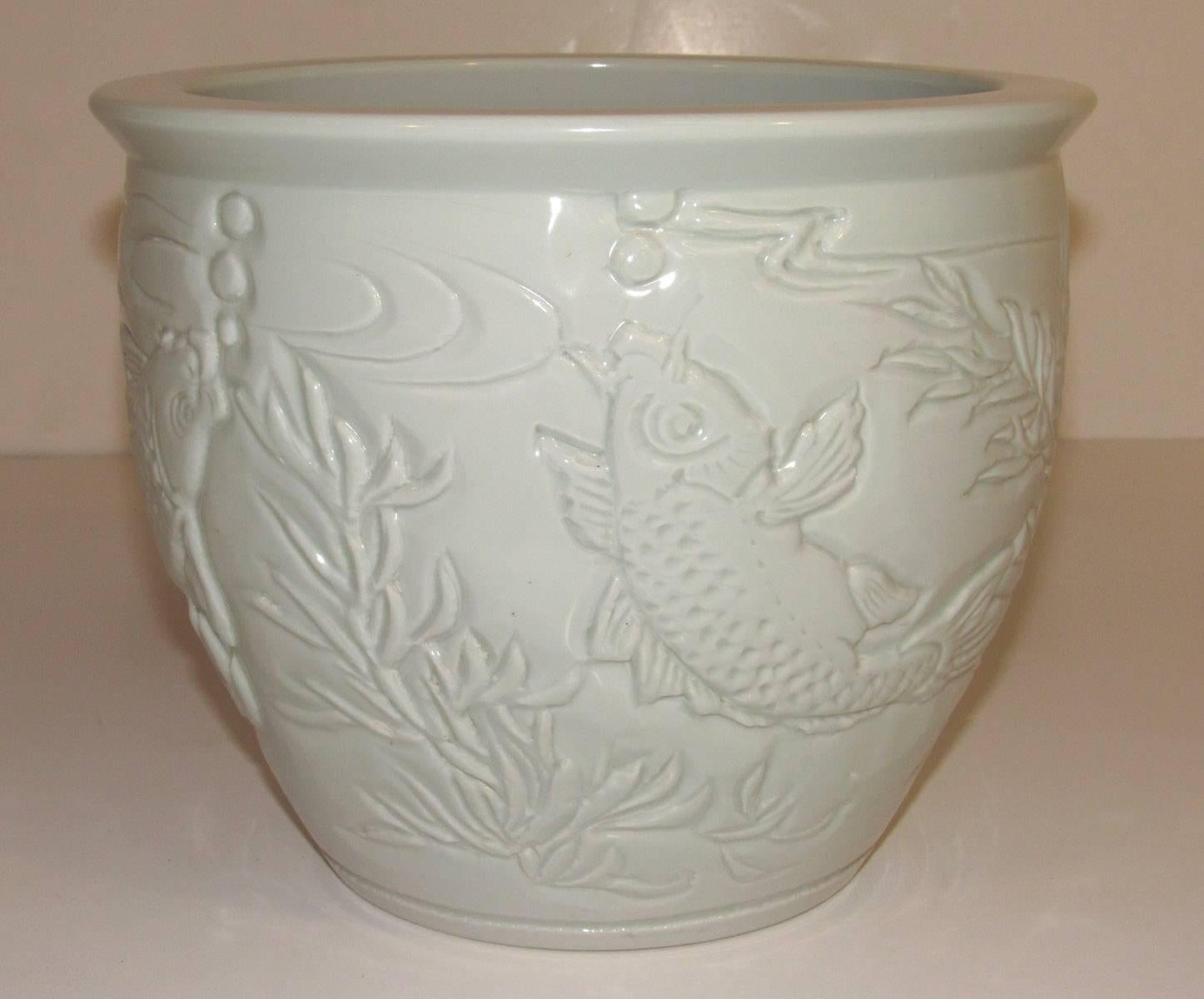 Early 20th Century Chinese Celadon Planter For Sale 4